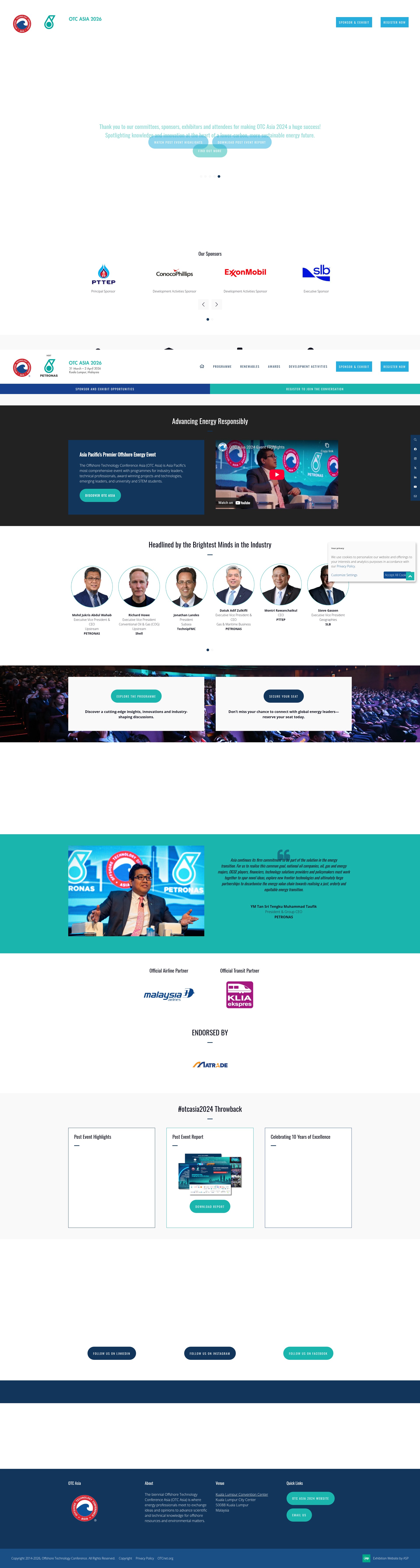 Screenshot of www.otcasia.org