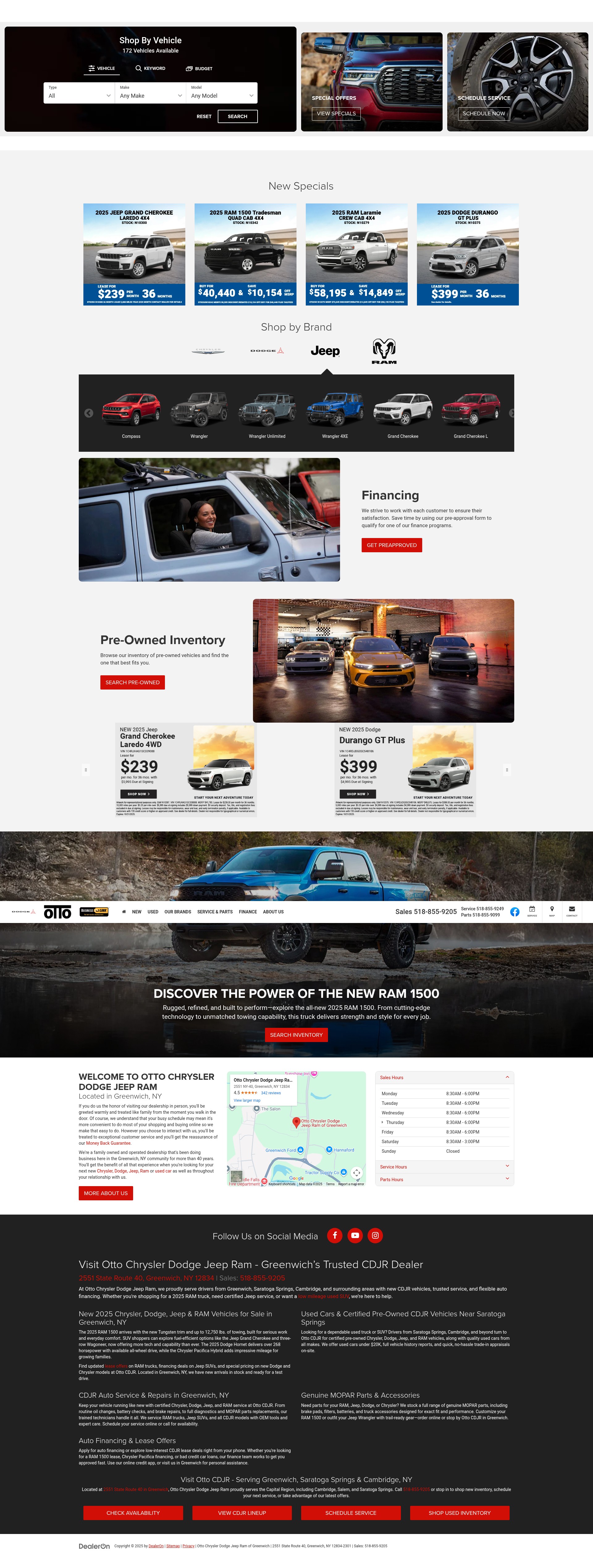 Screenshot of www.ottocarsofgreenwich.com