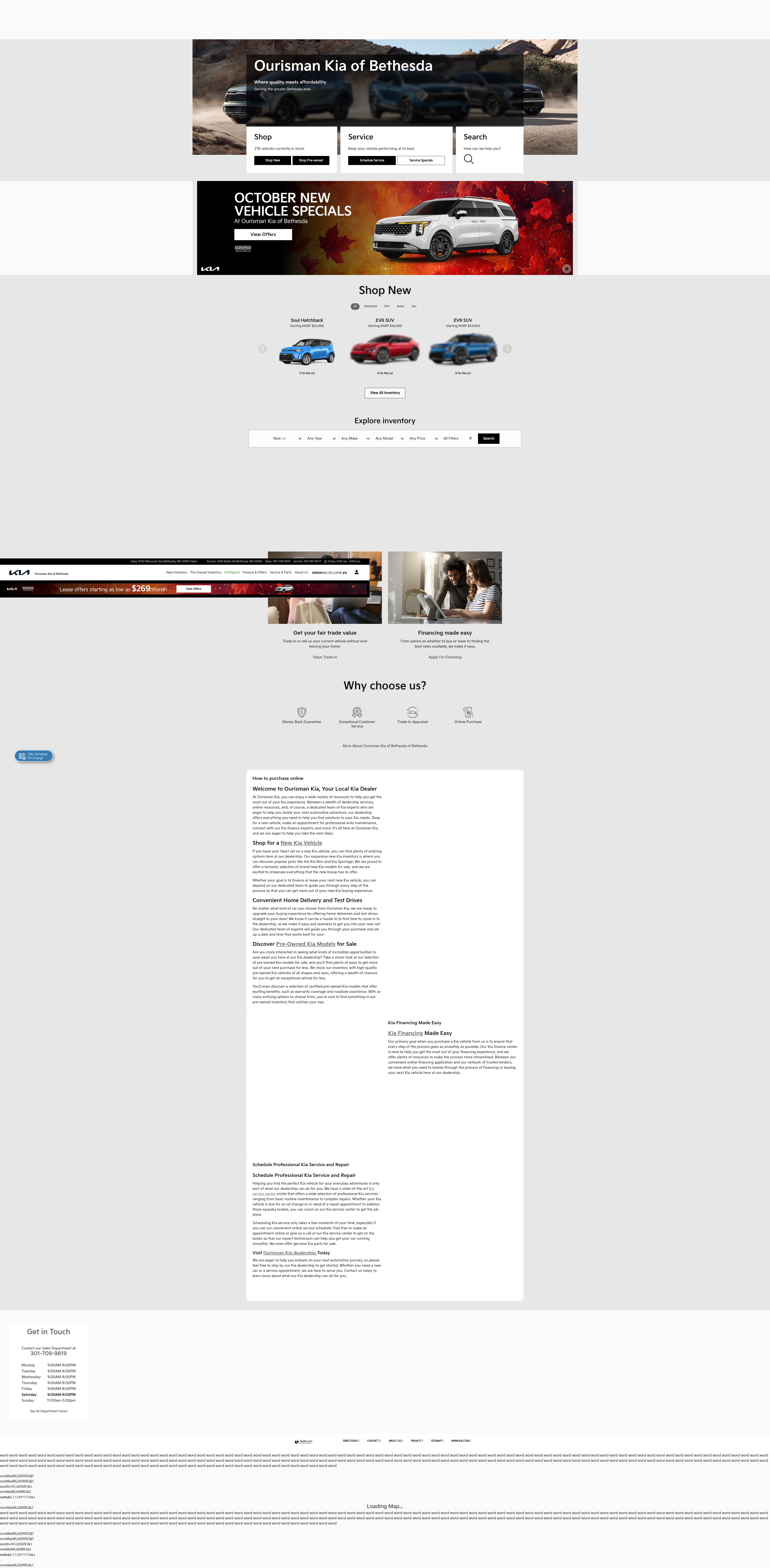 Screenshot of www.ourismankiaofbethesda.com
