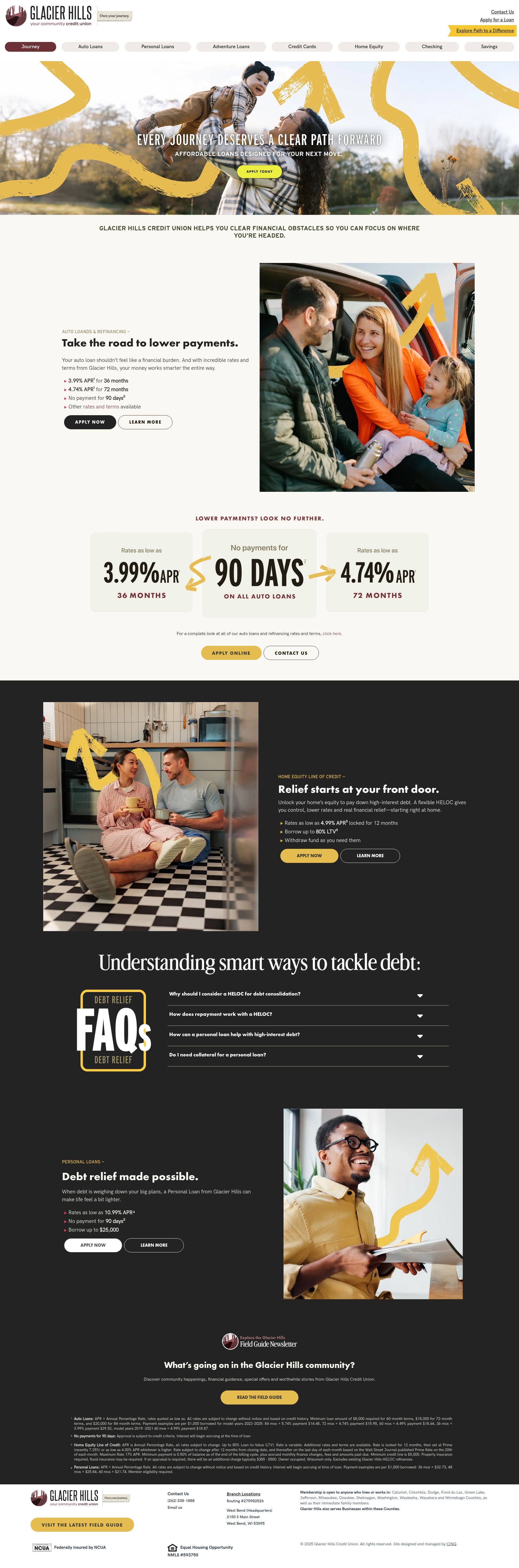 Screenshot of www.ownyourjourney.com