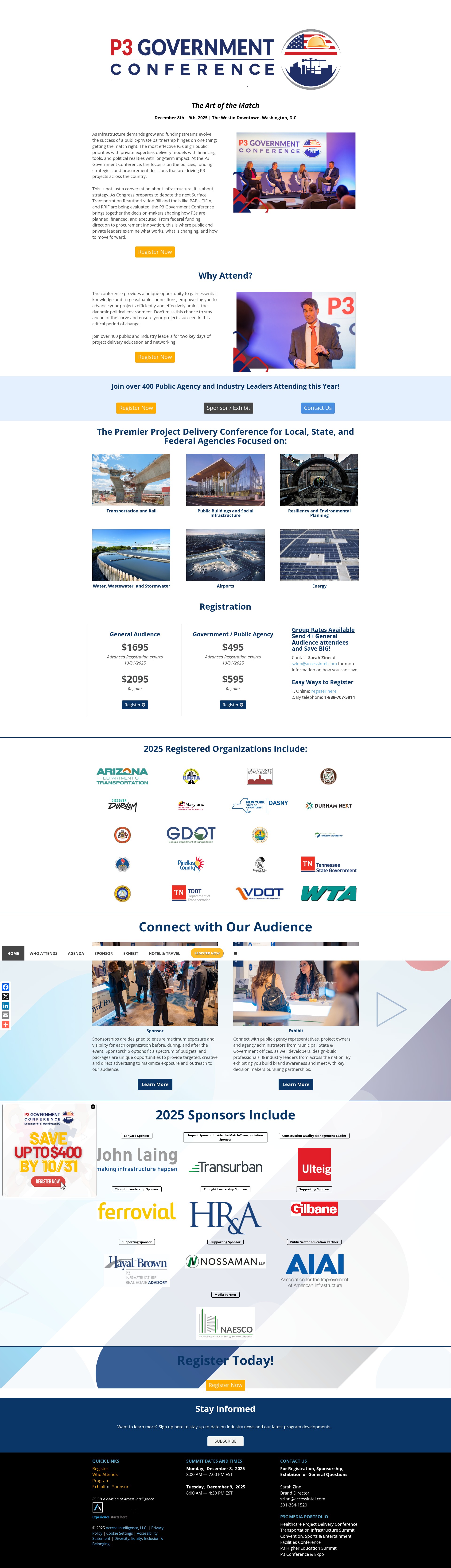 Screenshot of www.p3gov.com
