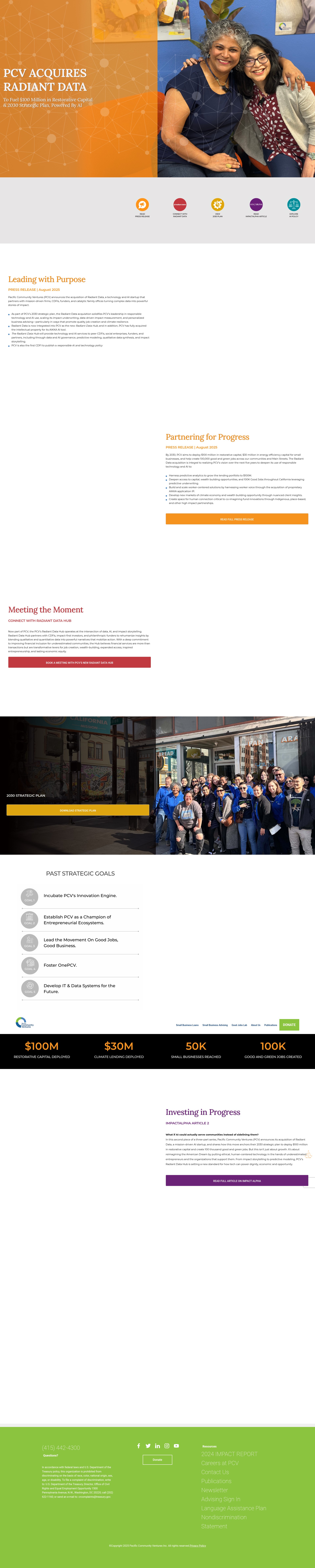 Screenshot of www.pacificcommunityventures.org
