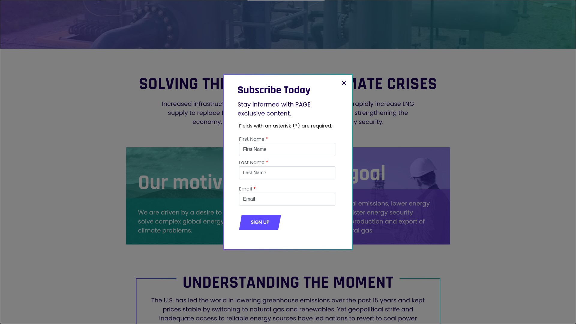 Screenshot of www.pagecoalition.com
