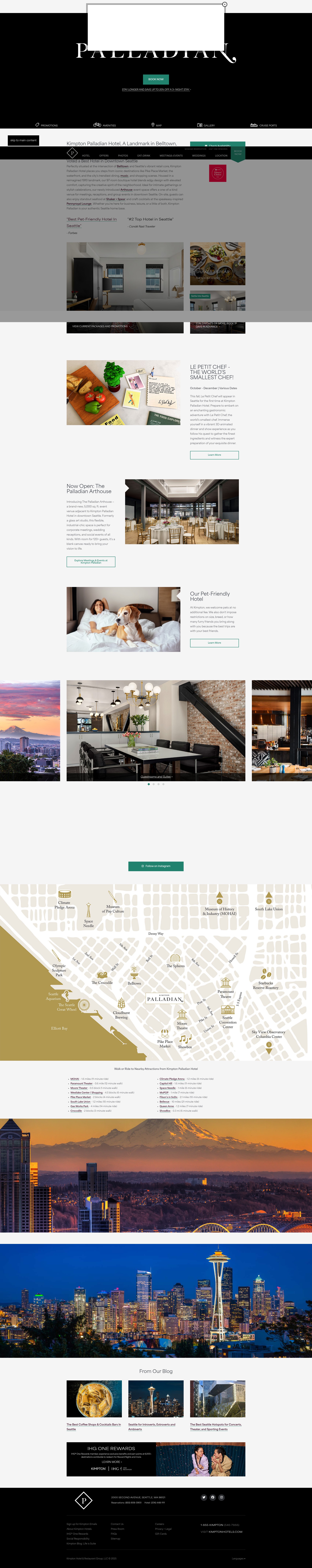 Screenshot of www.palladianhotel.com