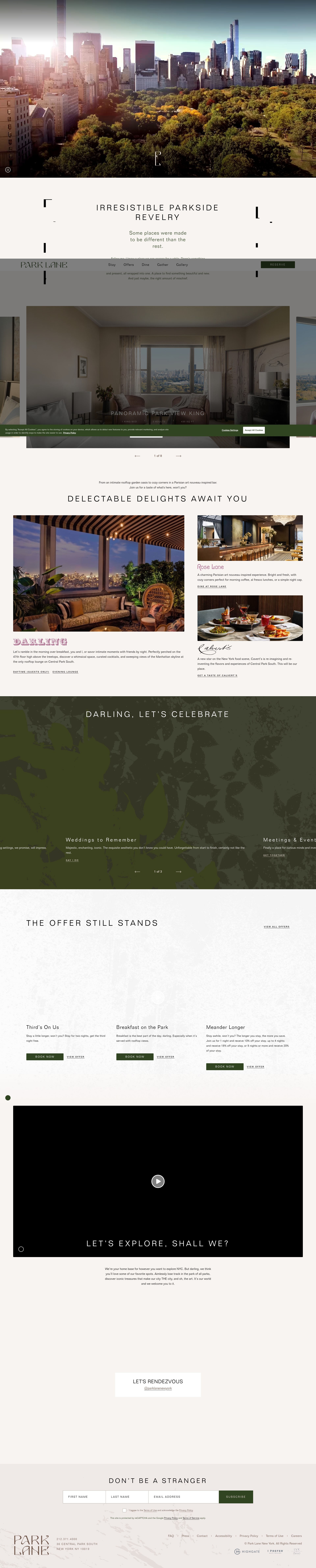 Screenshot of www.parklanenewyork.com