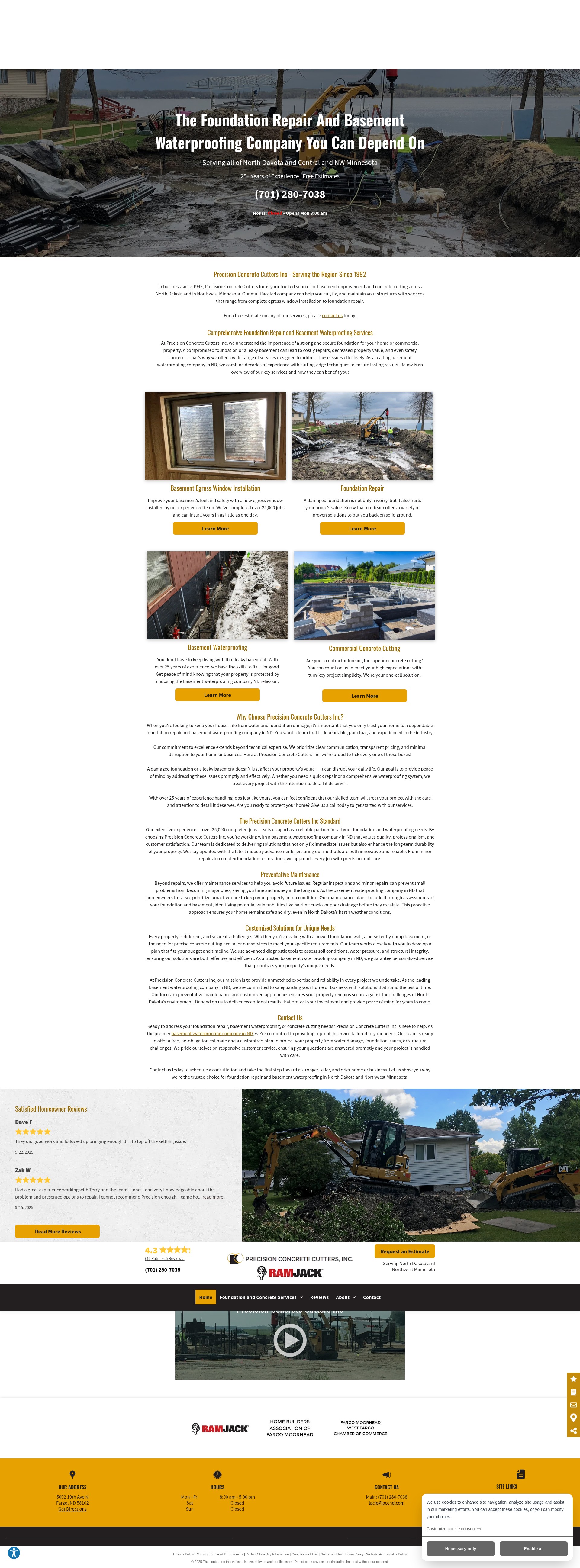 Screenshot of www.pccnd.com