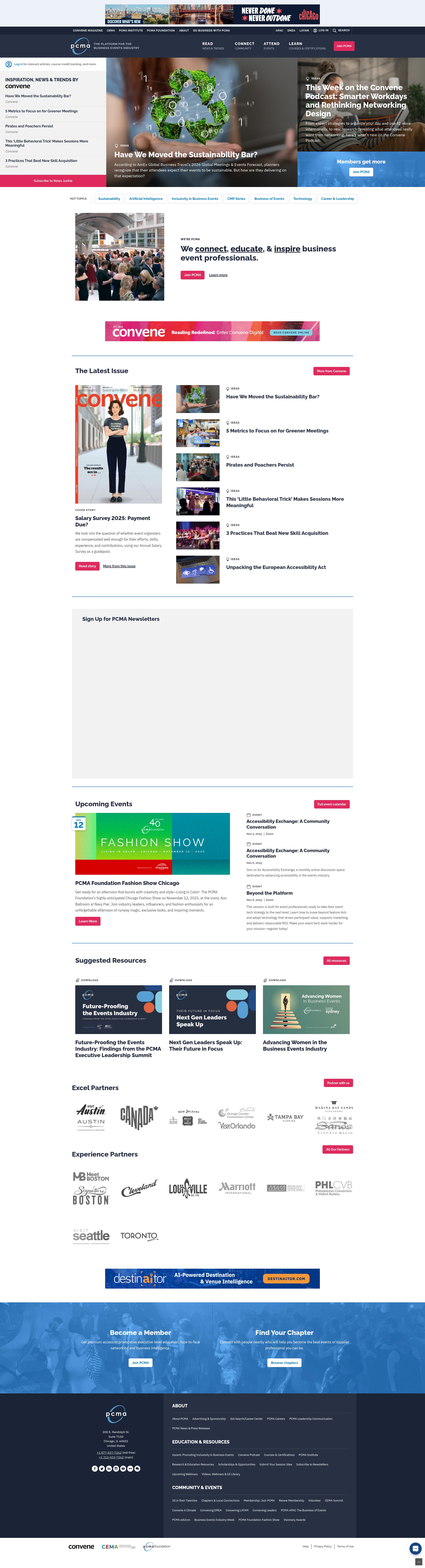 Screenshot of www.pcma.org