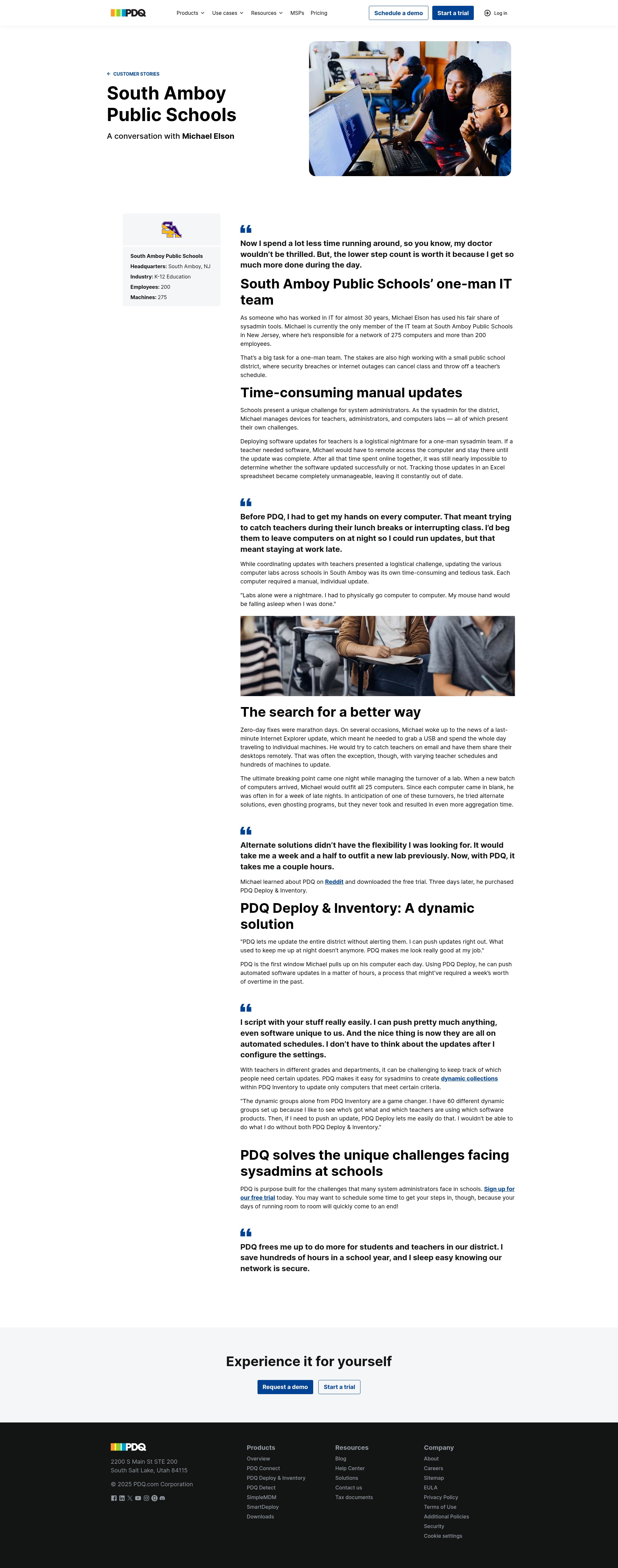 Screenshot of www.pdq.com