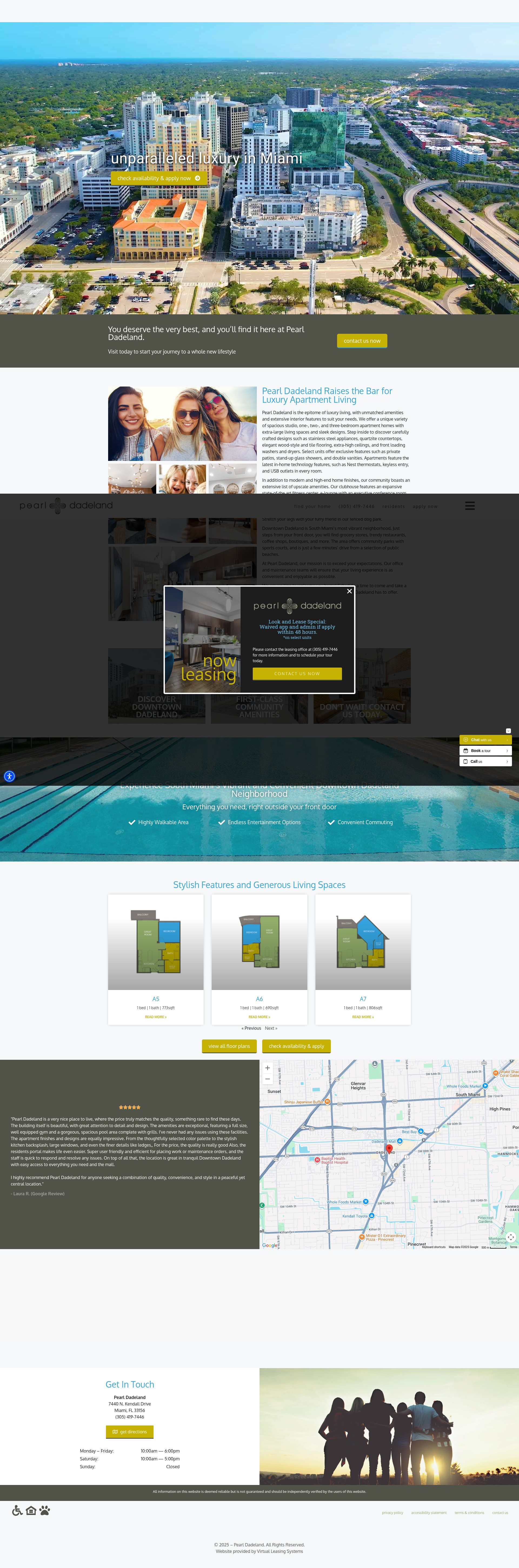 Screenshot of www.pearldadeland.com