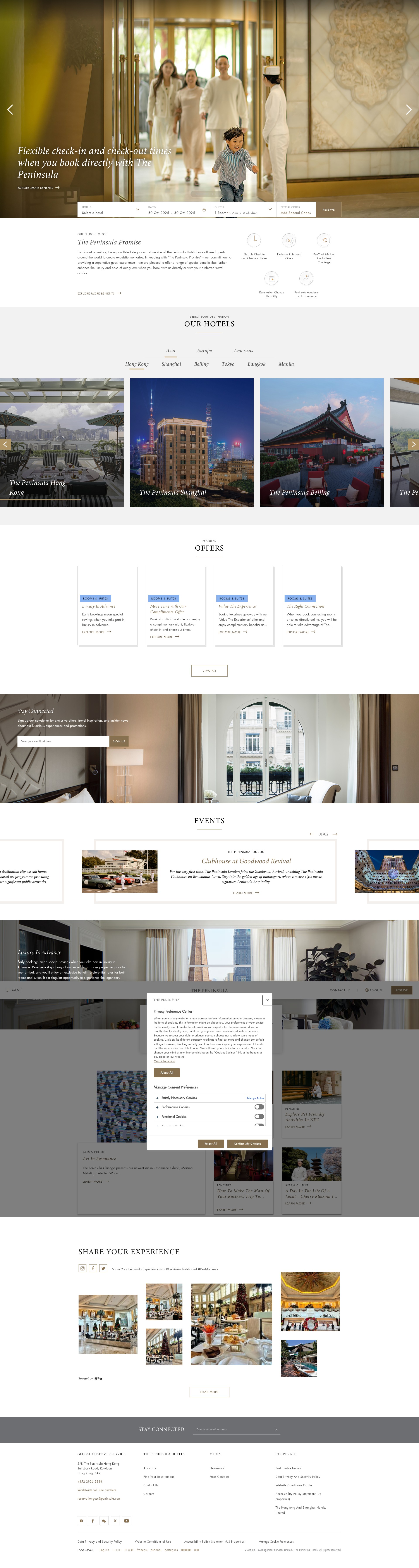 Screenshot of www.peninsula.com