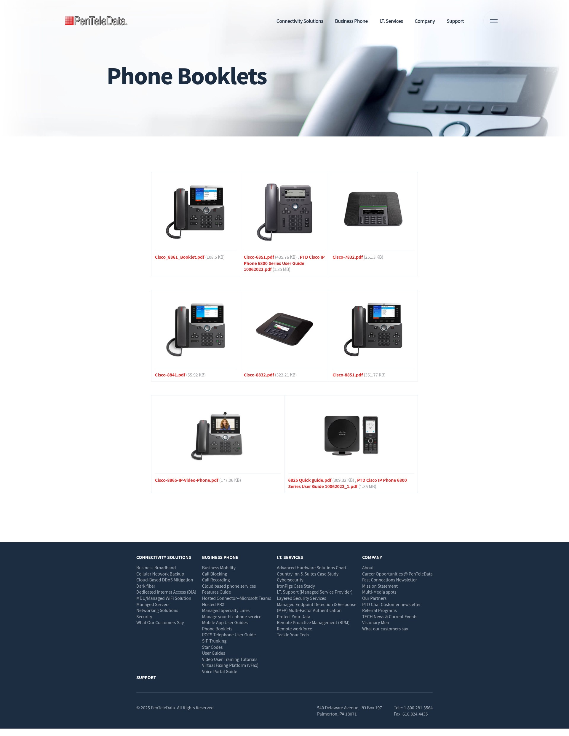Screenshot of www.penteledata.net