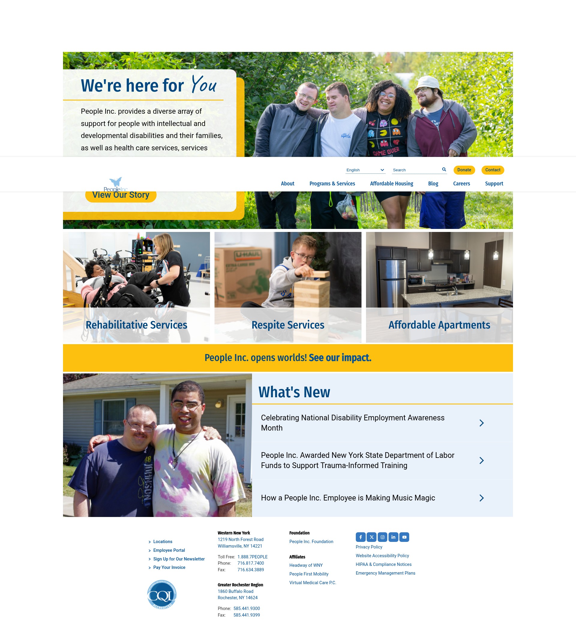 Screenshot of www.people-inc.org