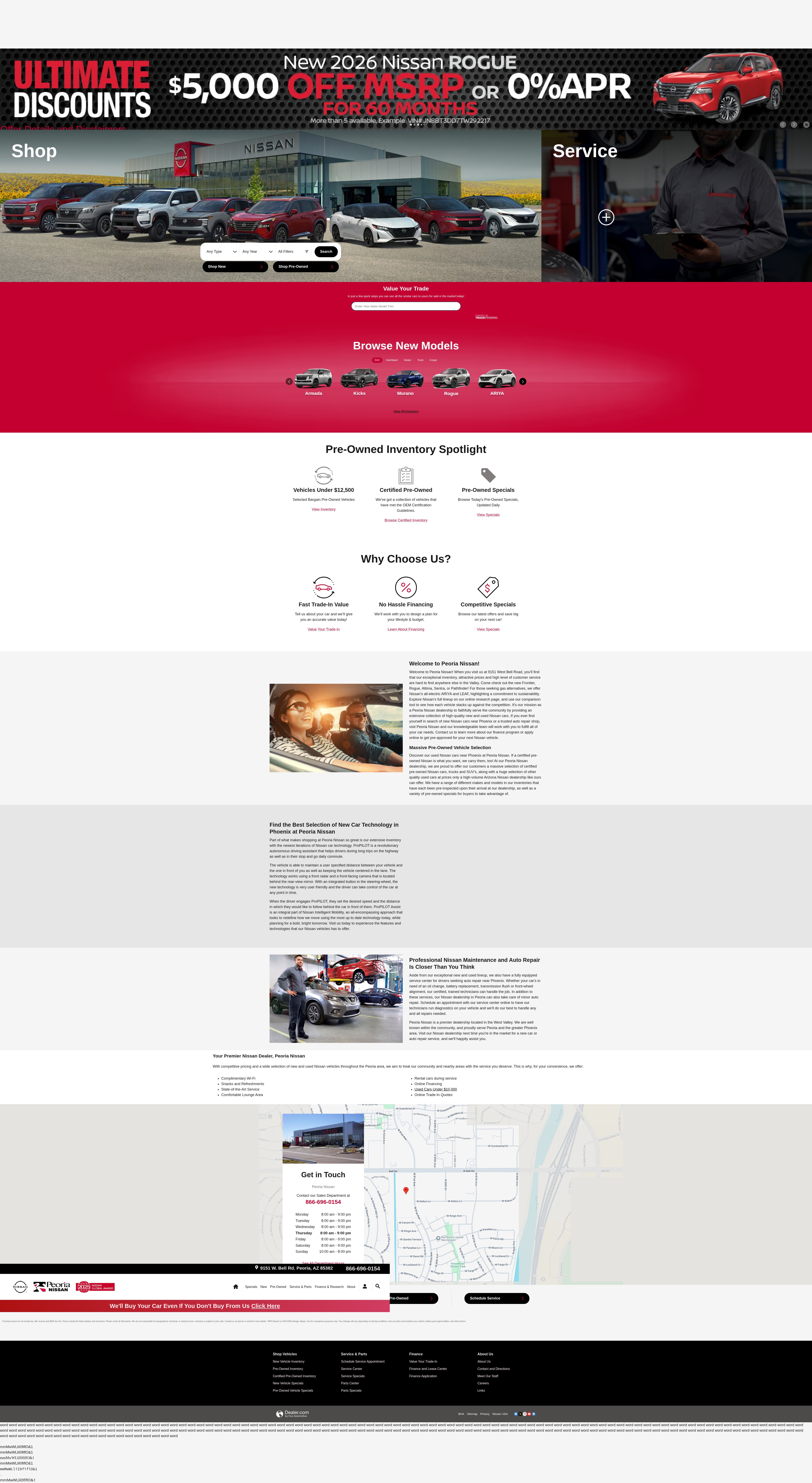 Screenshot of www.peorianissan.com