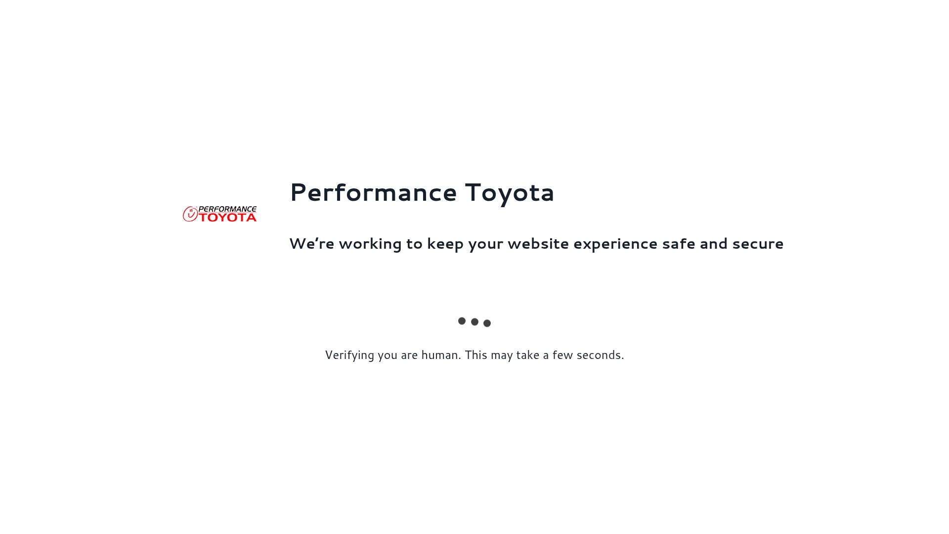 Screenshot of www.performancetoyotastore.com