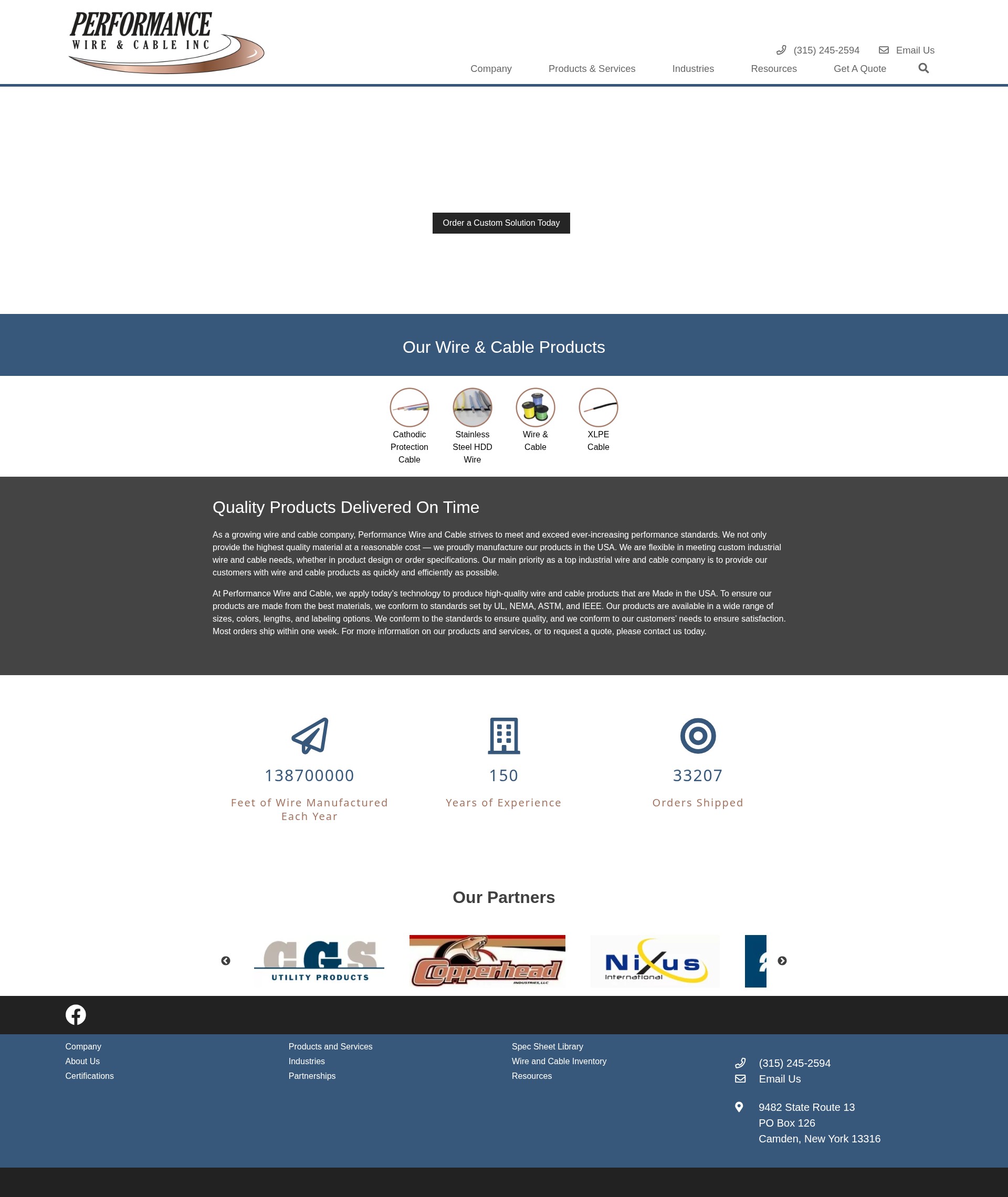 Screenshot of www.performancewire.com