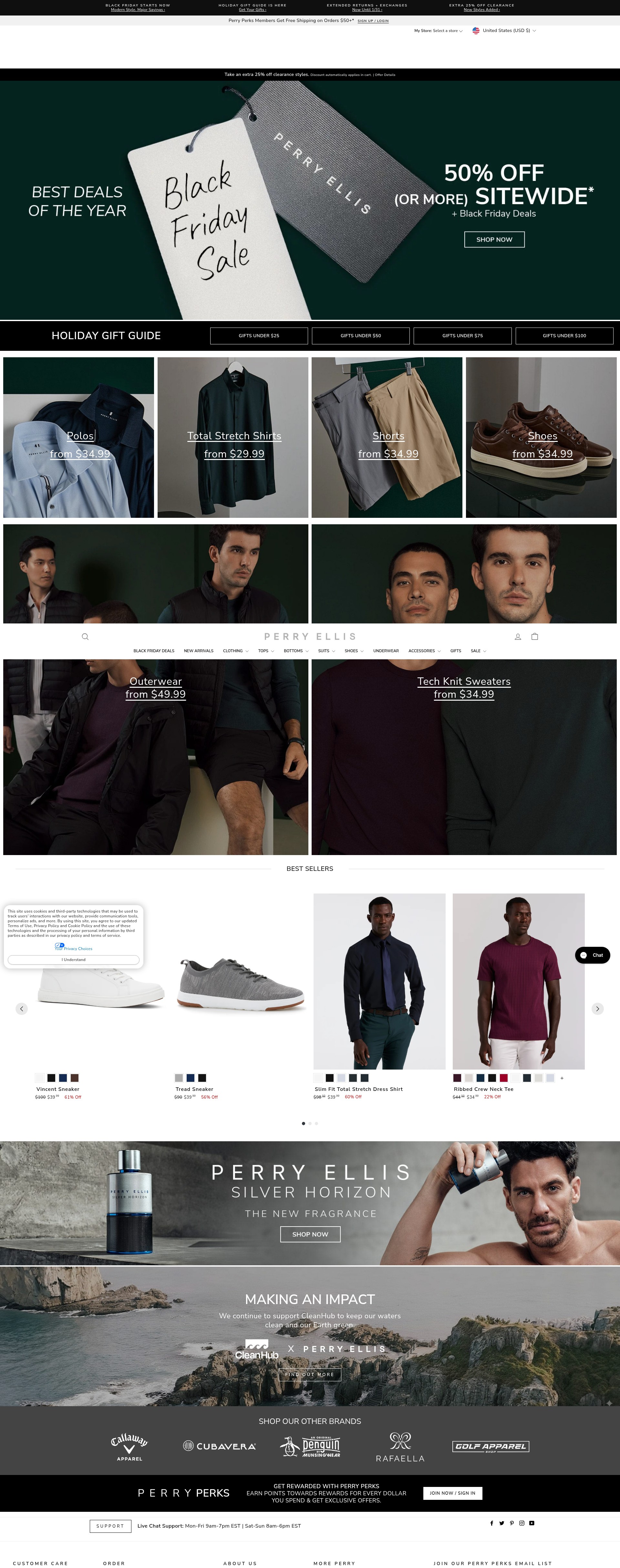Screenshot of www.perryellis.com