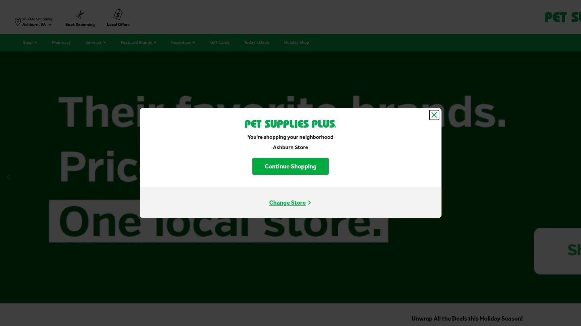 Screenshot of www.petsuppliesplus.com