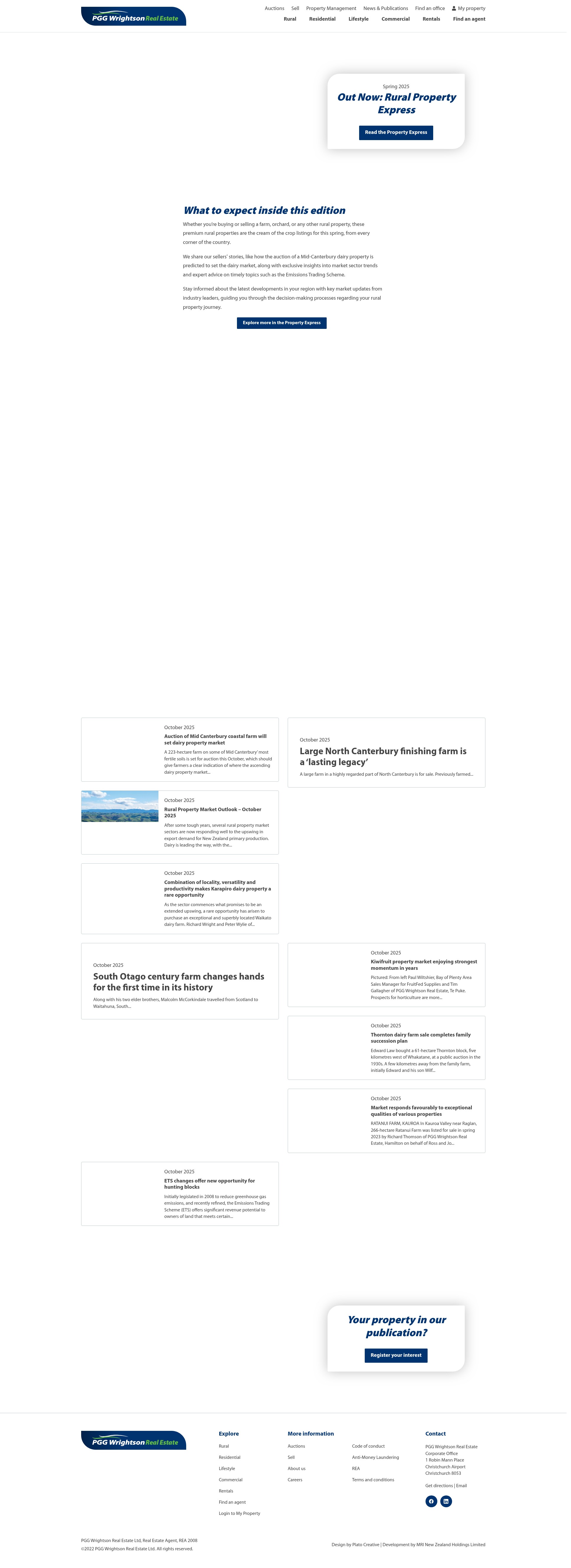 Screenshot of www.pggwre.co.nz