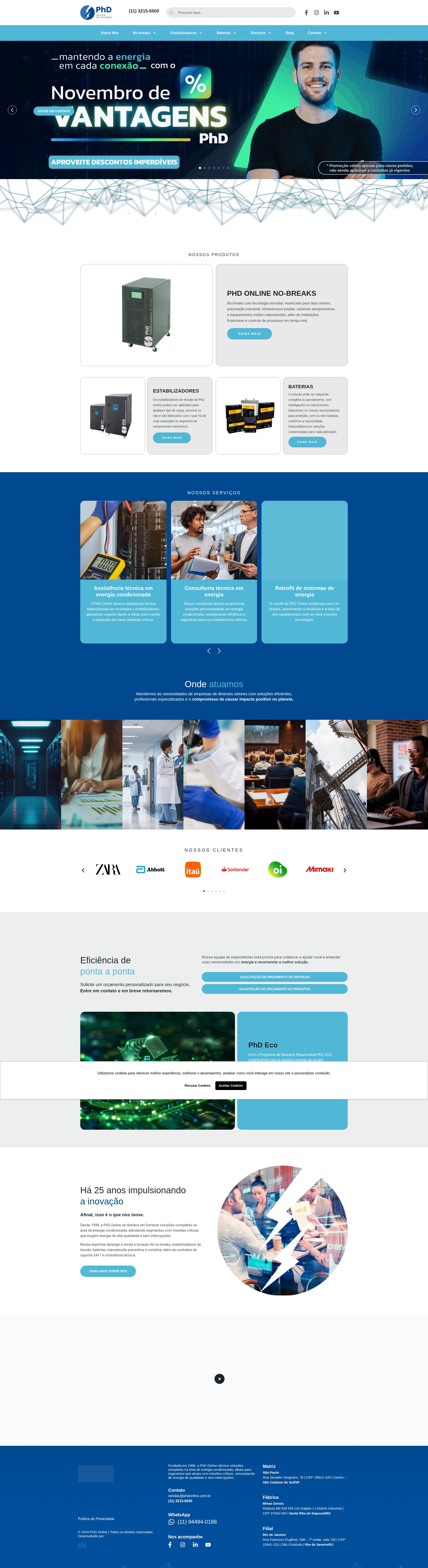 Screenshot of www.phdonline.com.br