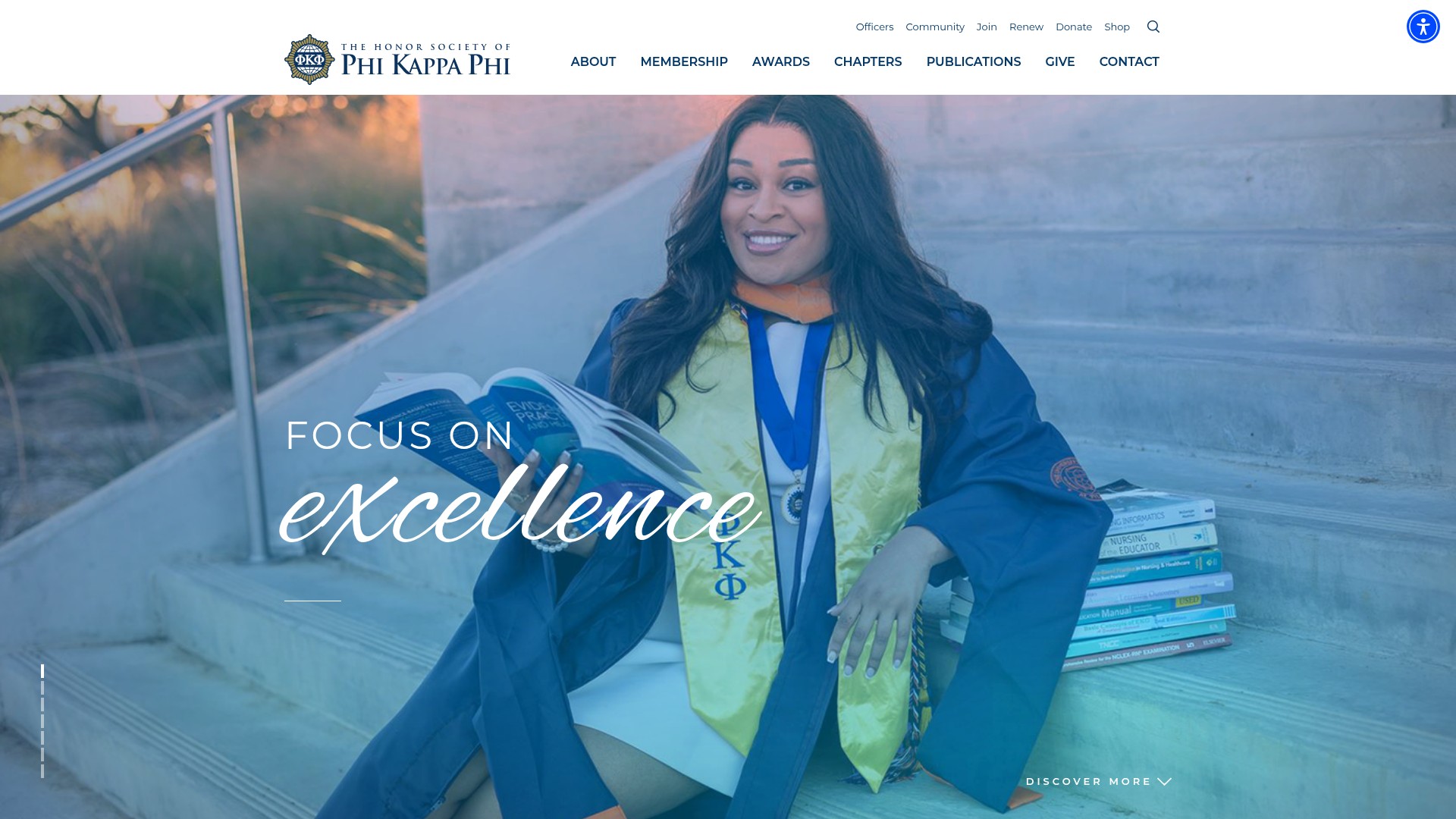 Screenshot of www.phikappaphi.org