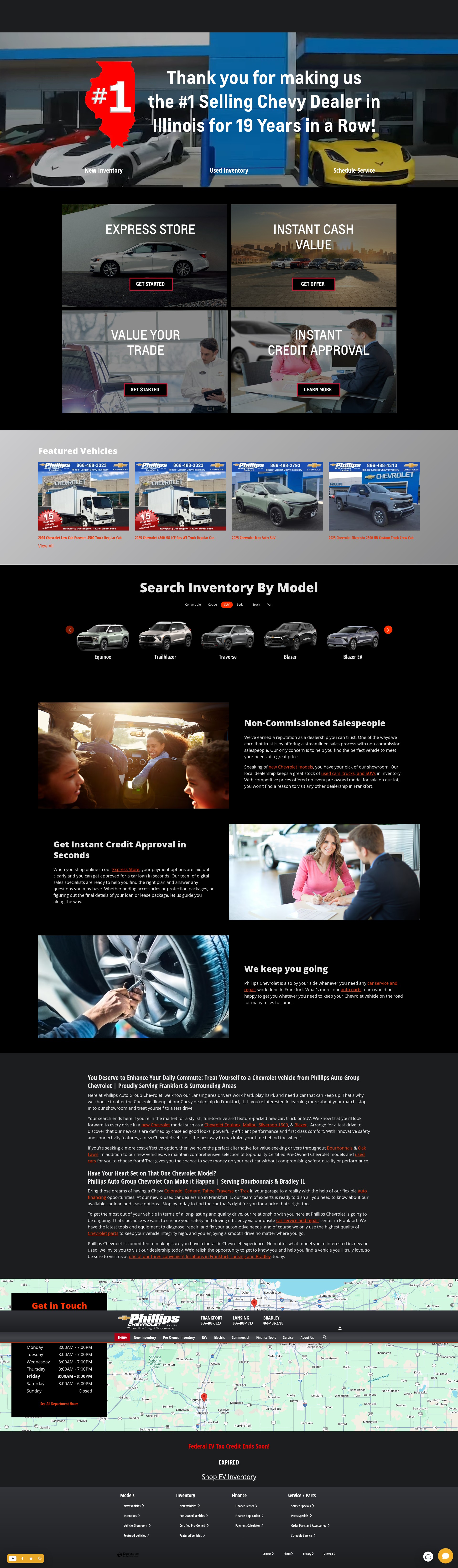 Screenshot of www.phillipschevy.com