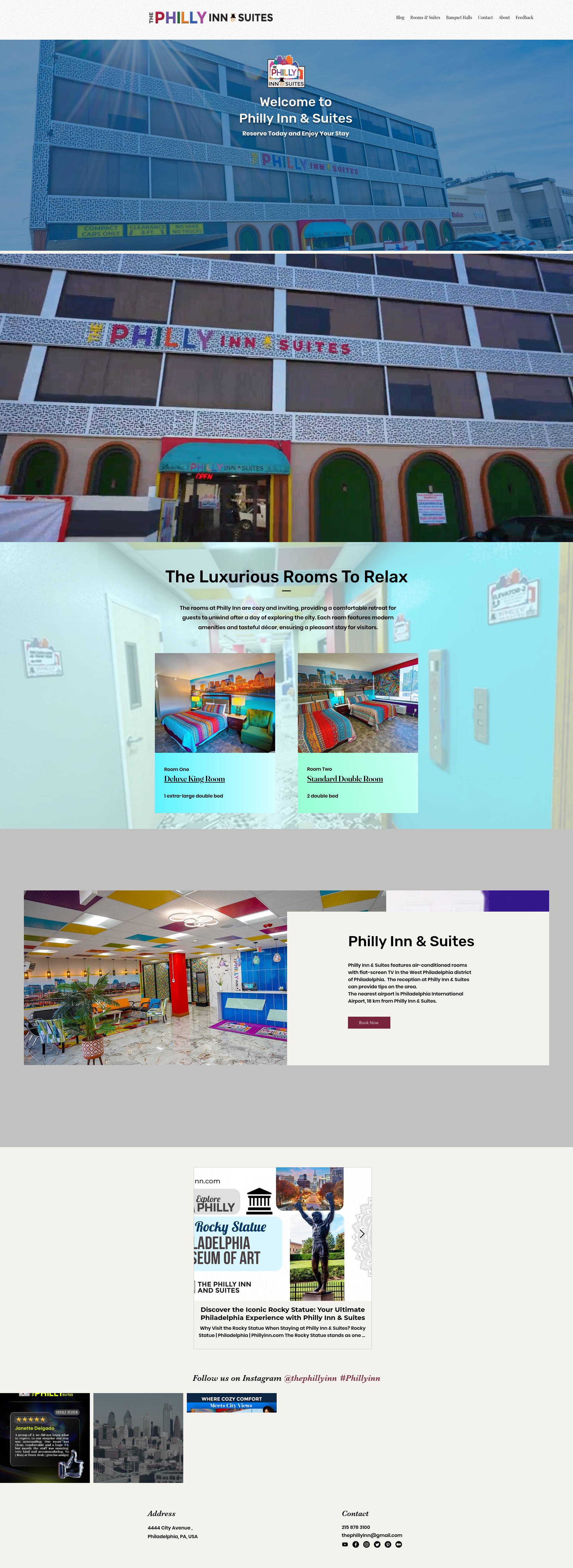 Screenshot of www.phillyinn.com