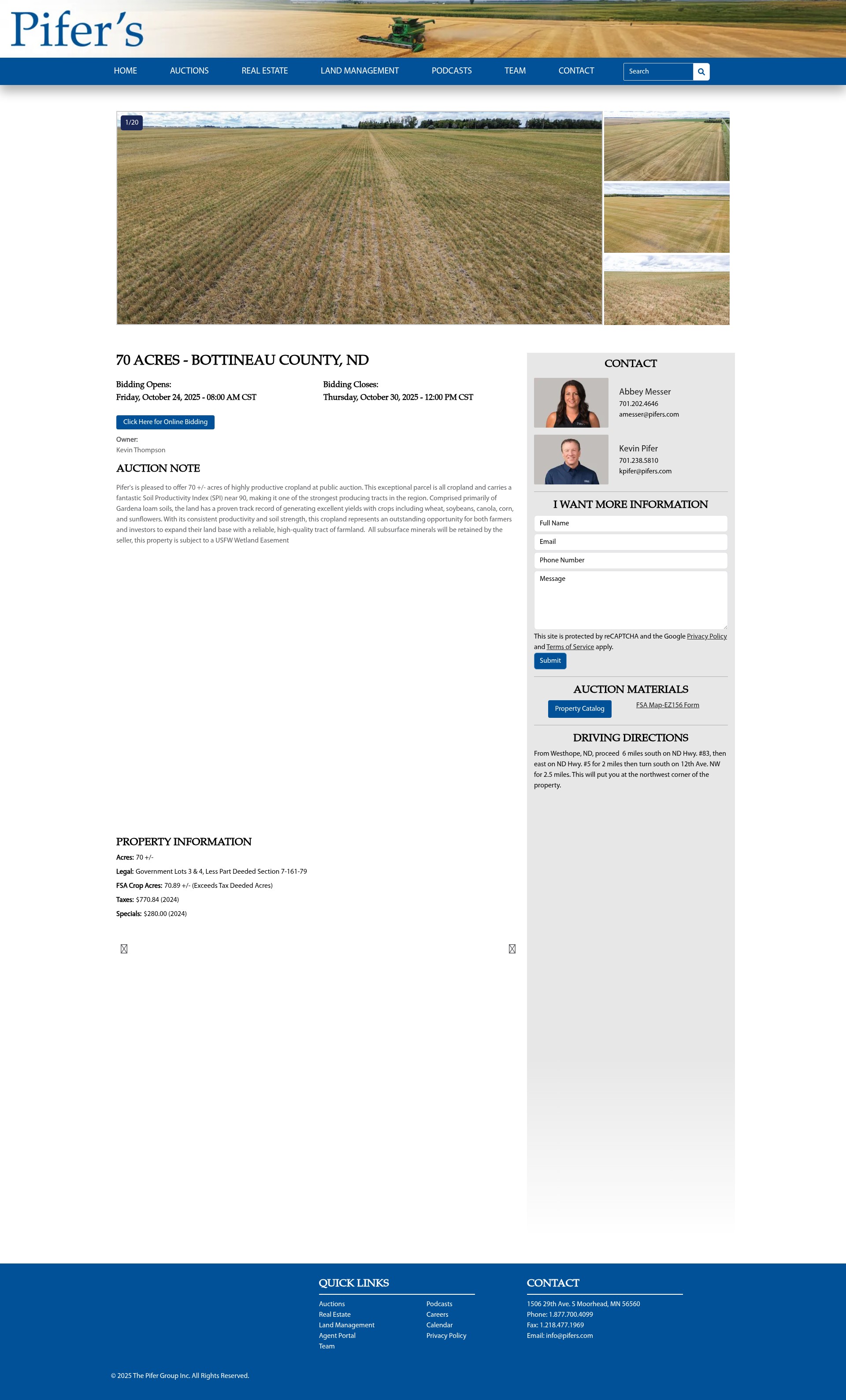 Screenshot of www.pifers.com
