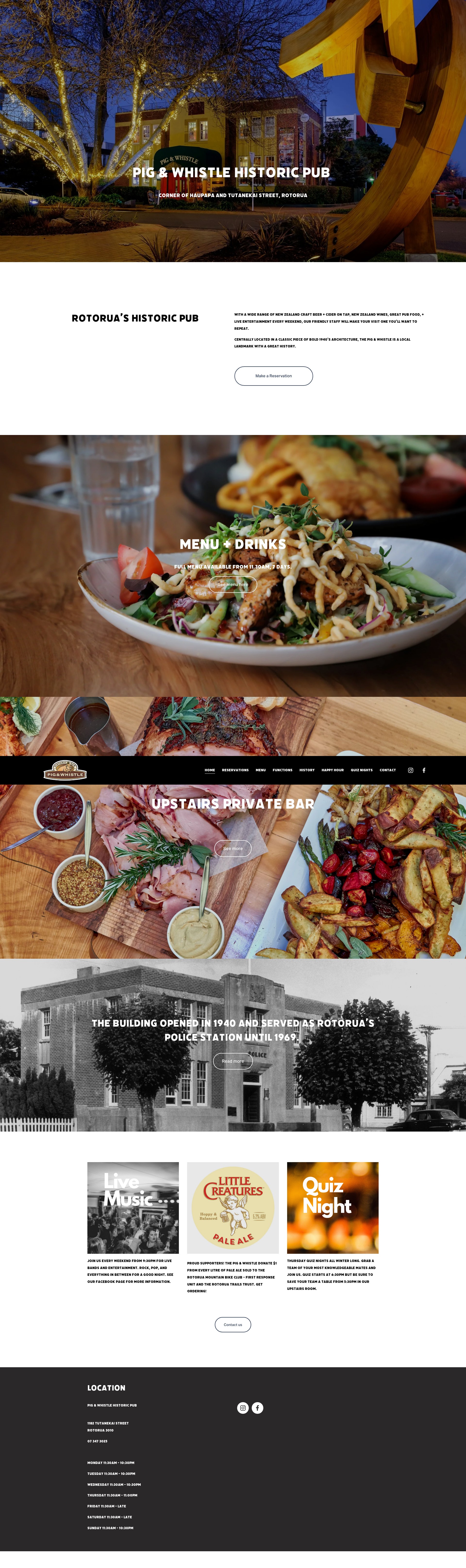 Screenshot of www.pigandwhistle.co.nz