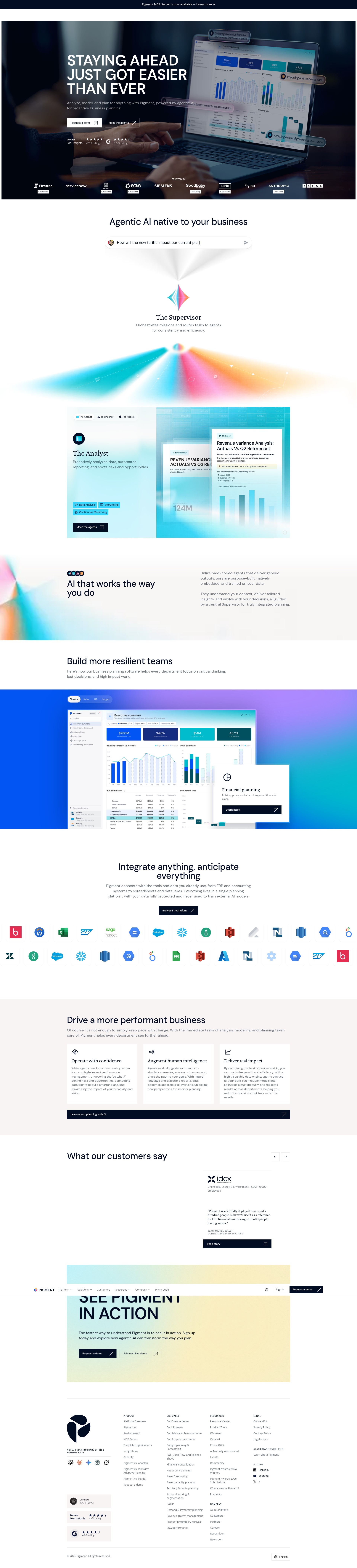 Screenshot of www.pigment.com