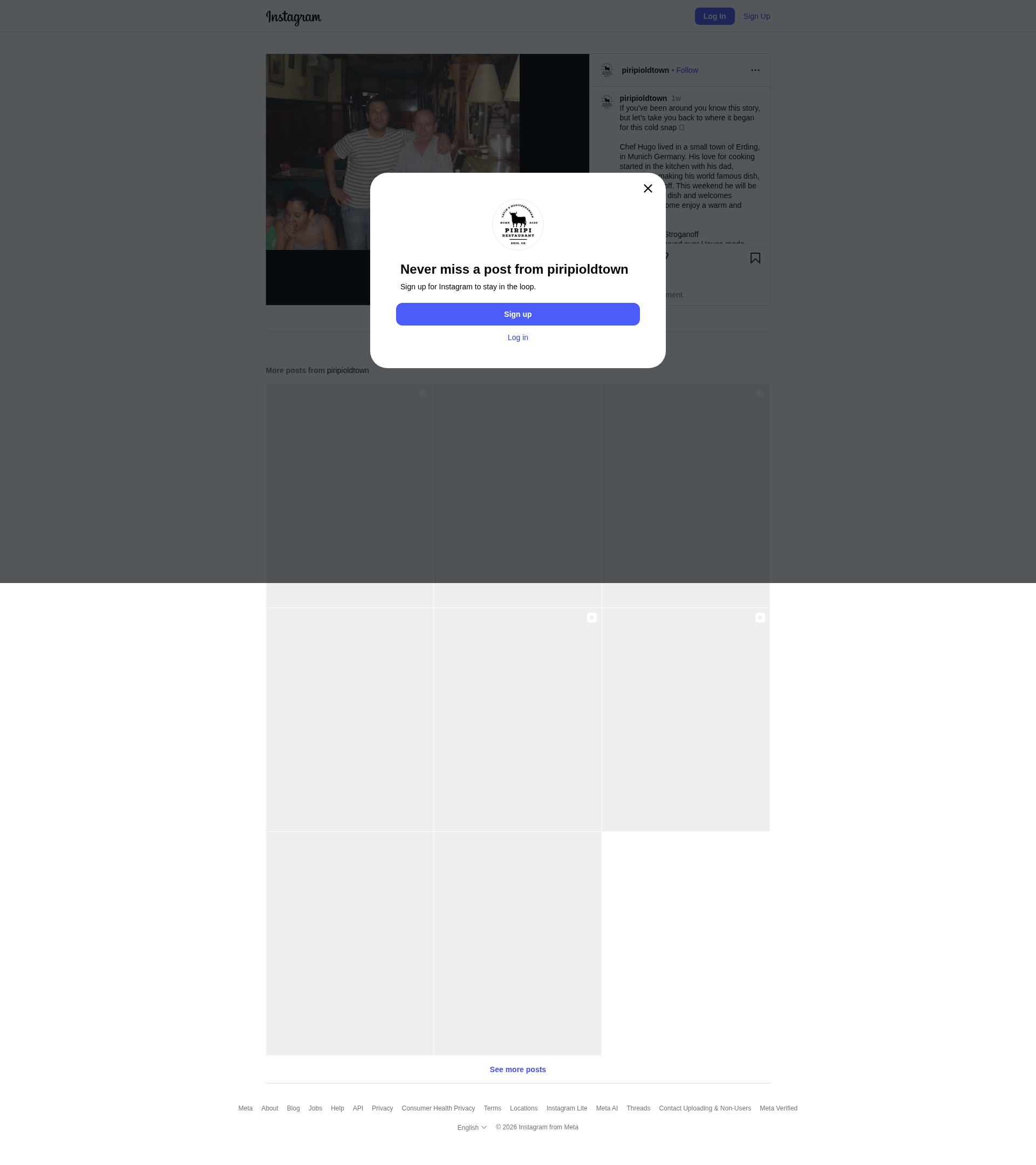 Screenshot of www.piripirestaurant.com