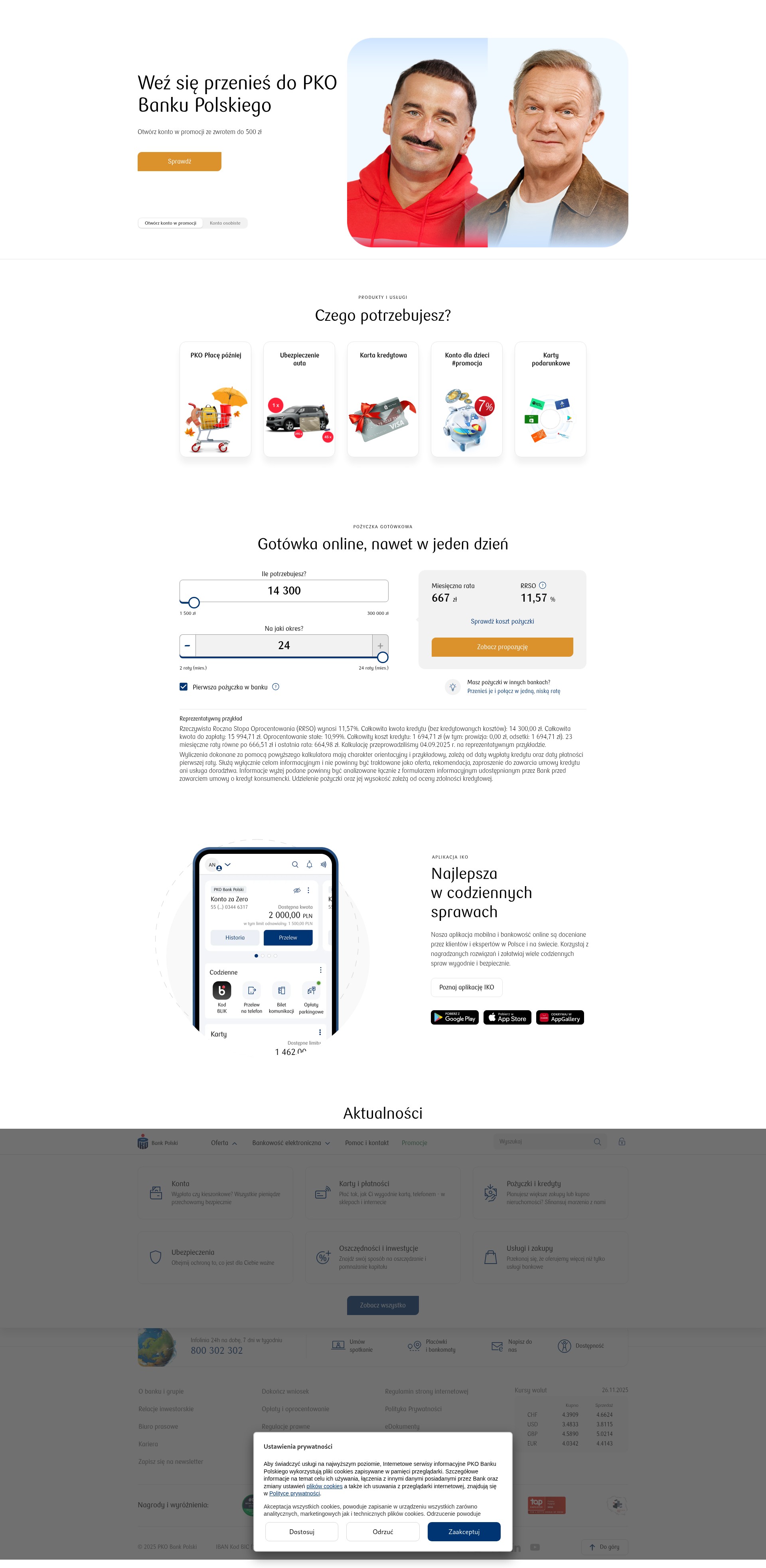 Screenshot of www.pkobp.pl