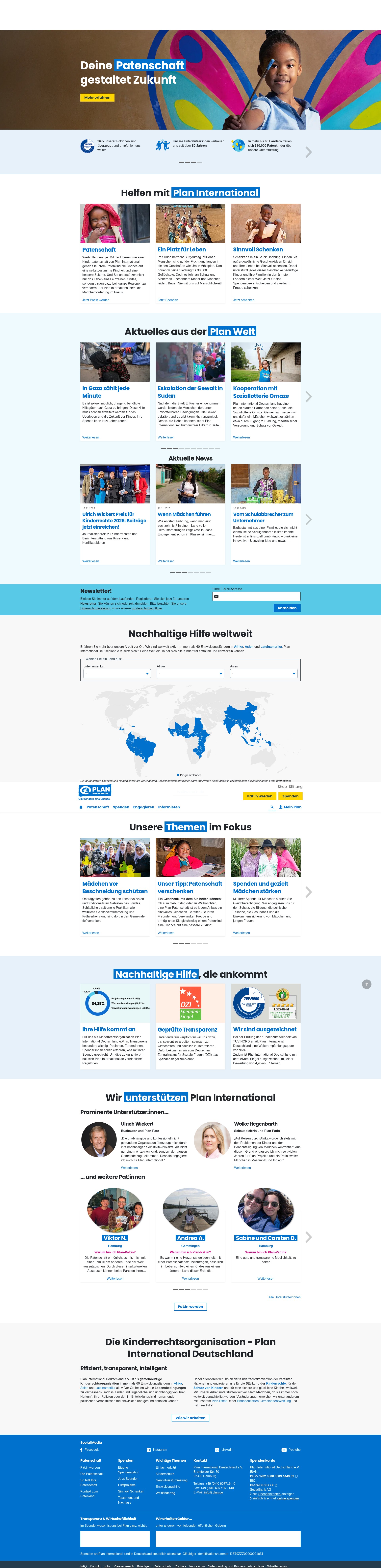 Screenshot of www.plan.de