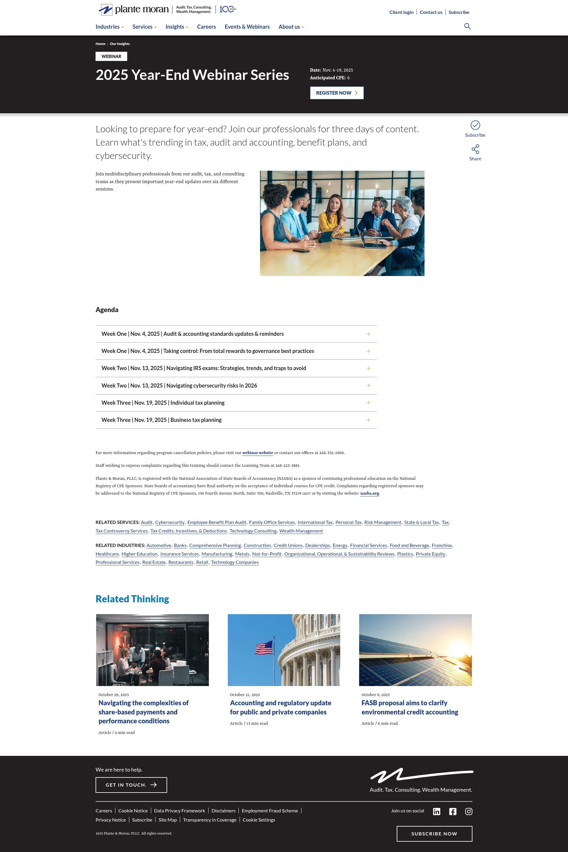 Screenshot of www.plantemoran.com
