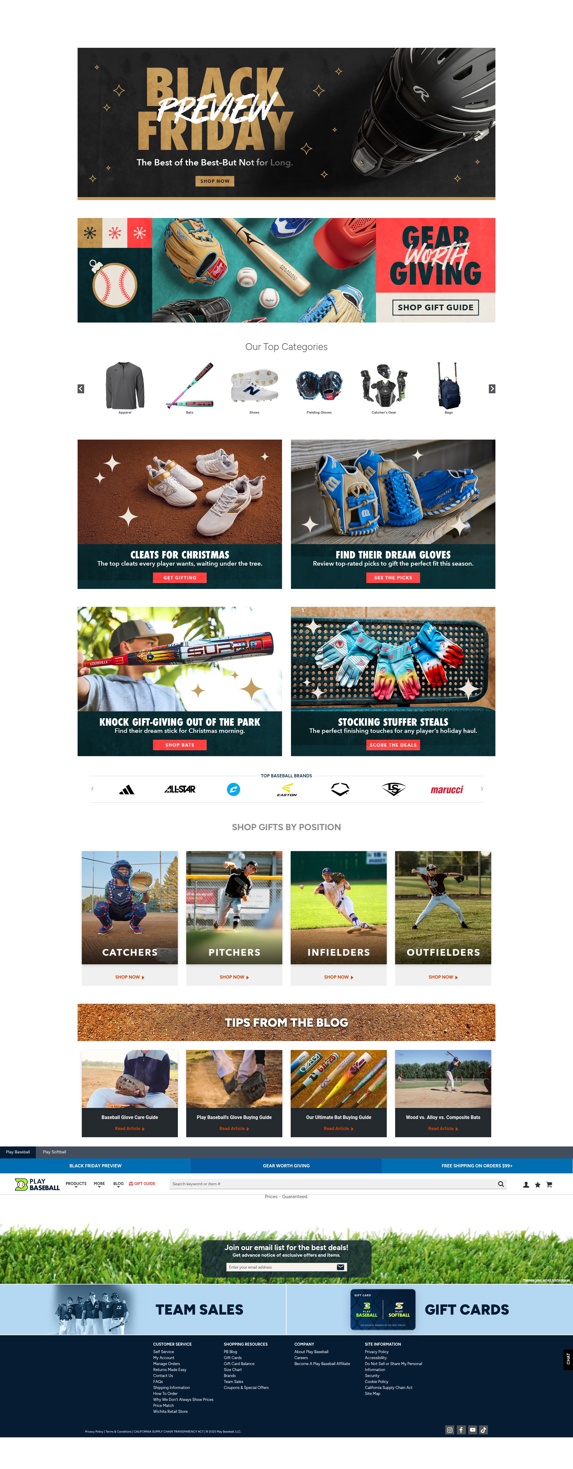 Screenshot of www.playbaseball.com