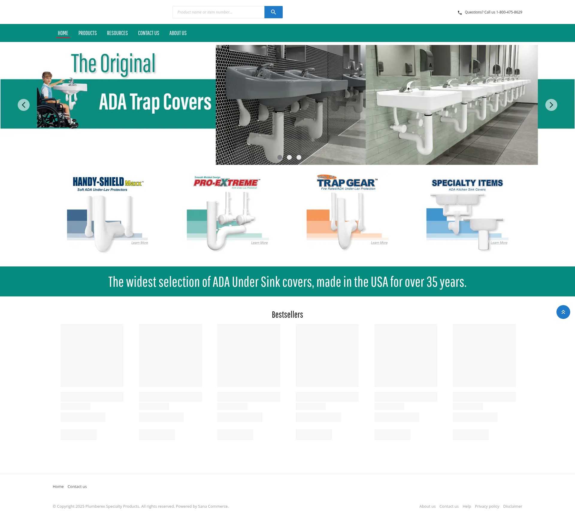 Screenshot of www.plumberex.com