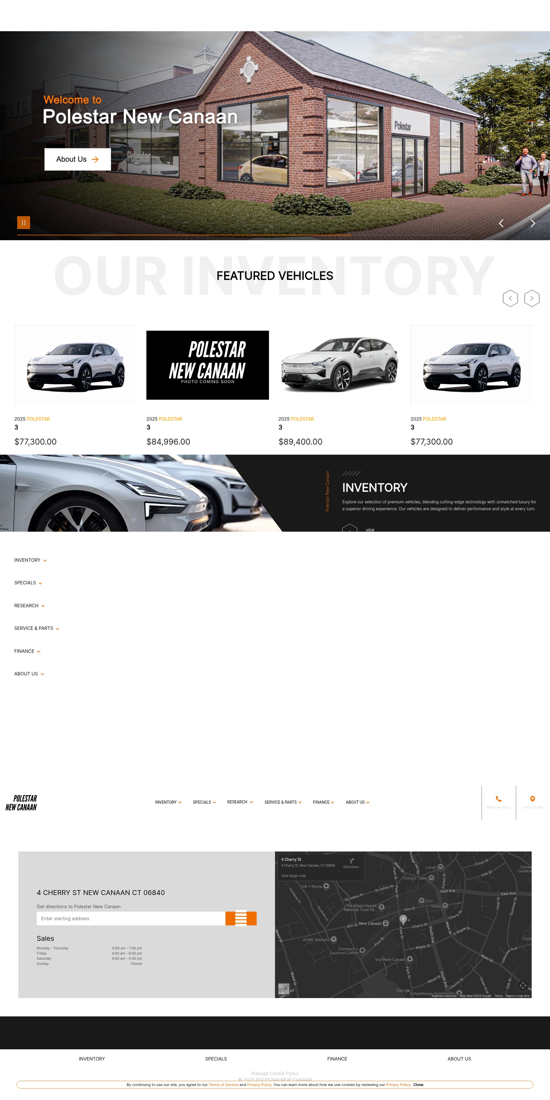 Screenshot of www.polestarct.com
