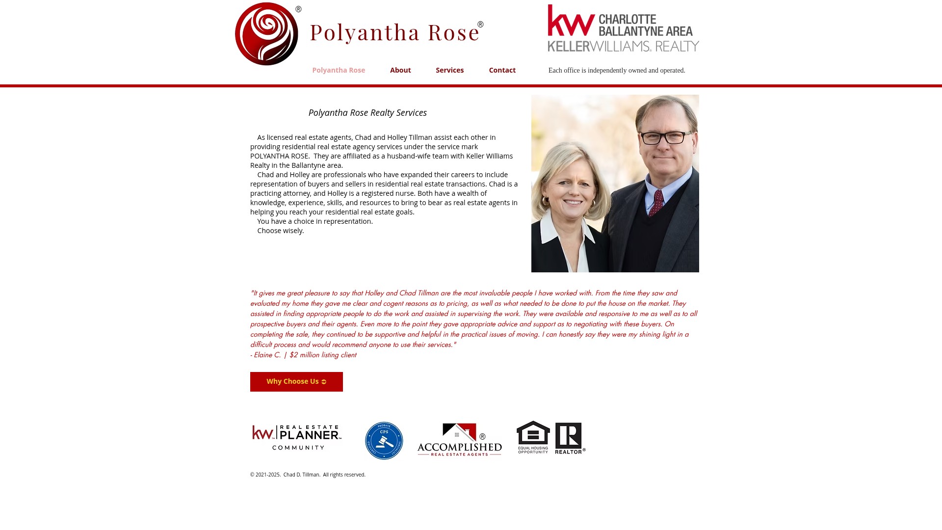 Screenshot of www.polyantharose.com