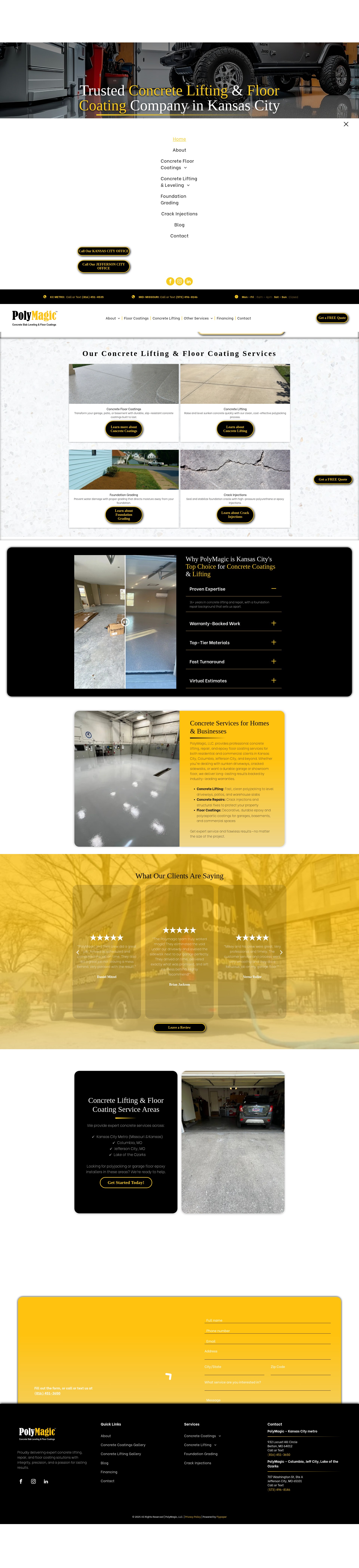 Screenshot of www.polymagic.com