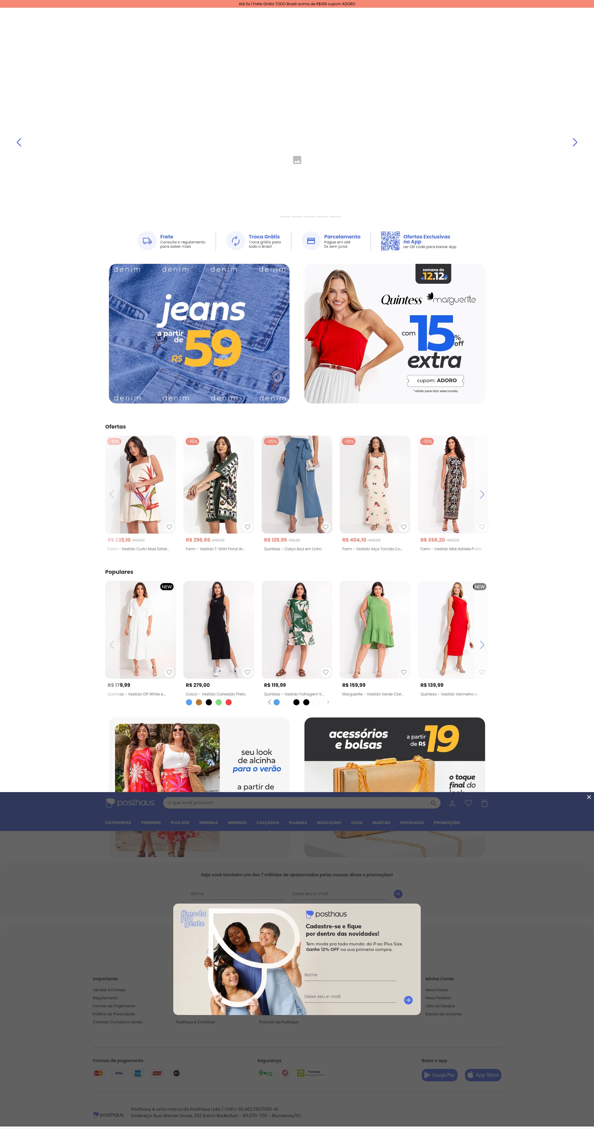 Screenshot of www.posthaus.com.br
