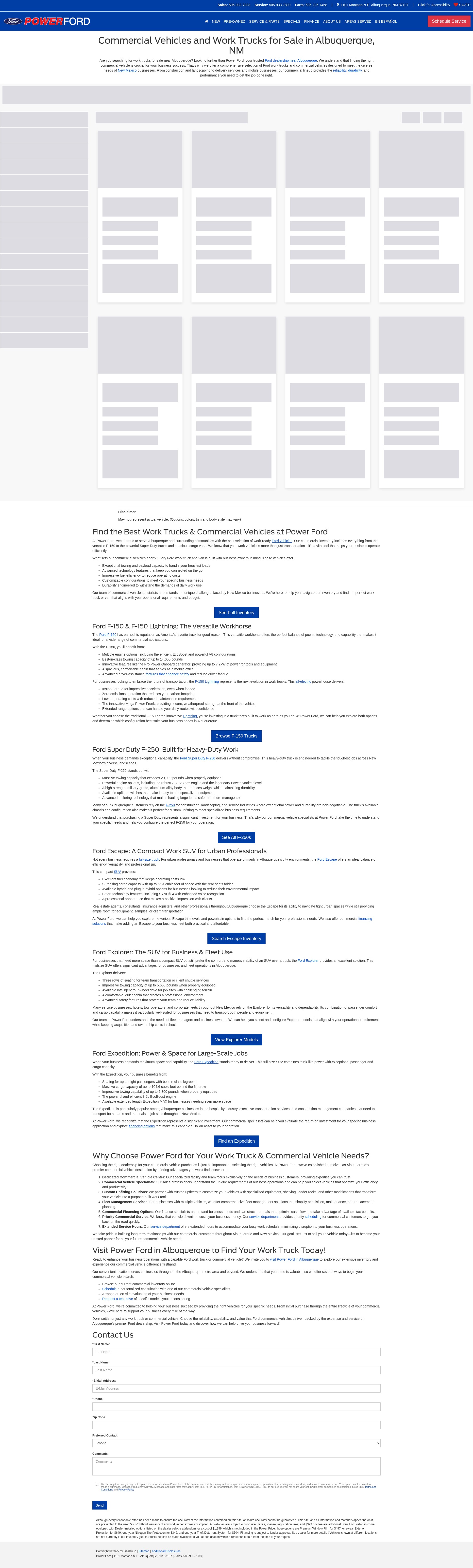 Screenshot of www.powerfordnm.com