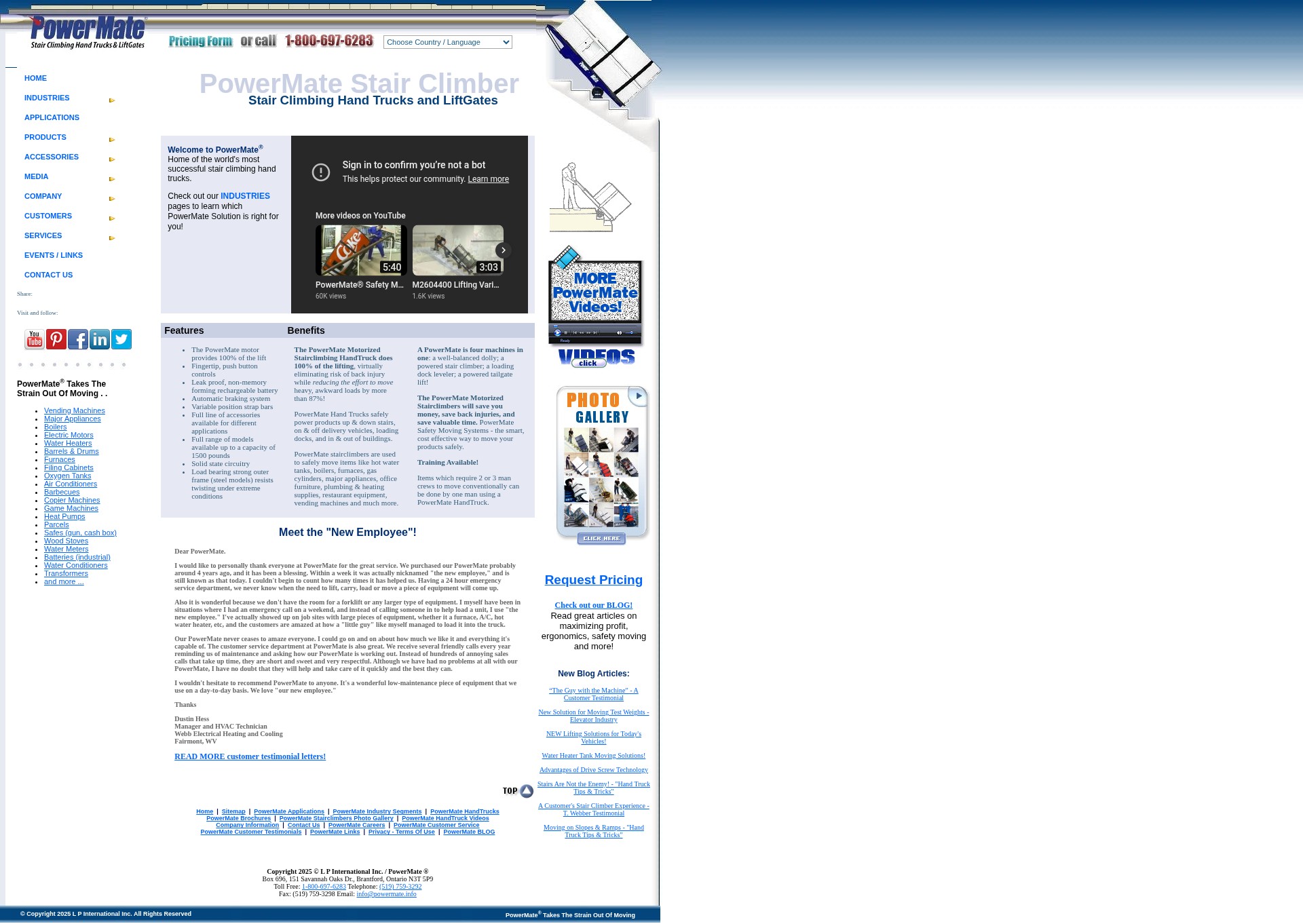 Screenshot of www.powermate.info