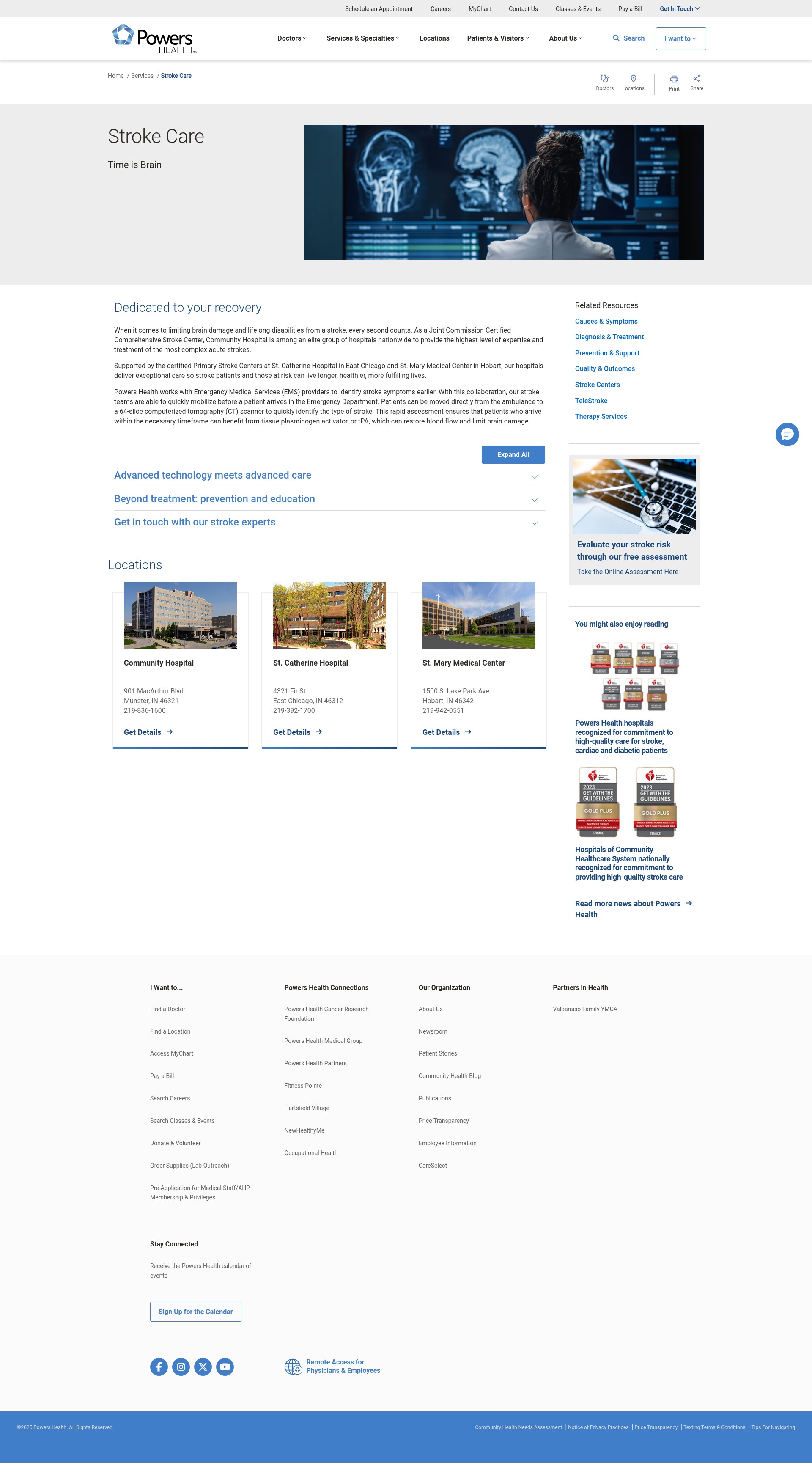 Screenshot of www.powershealth.org