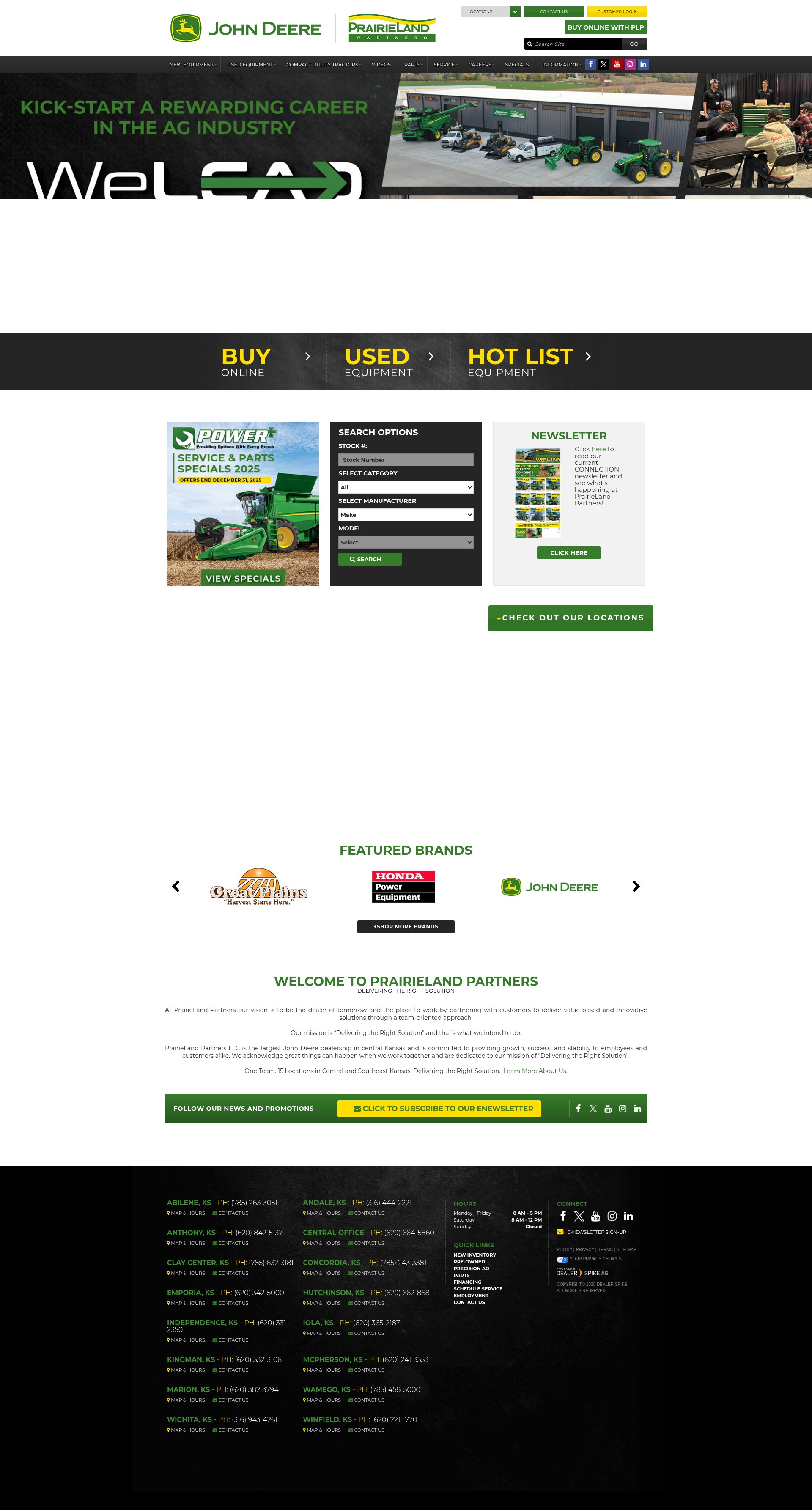 Screenshot of www.prairielandpartners.com