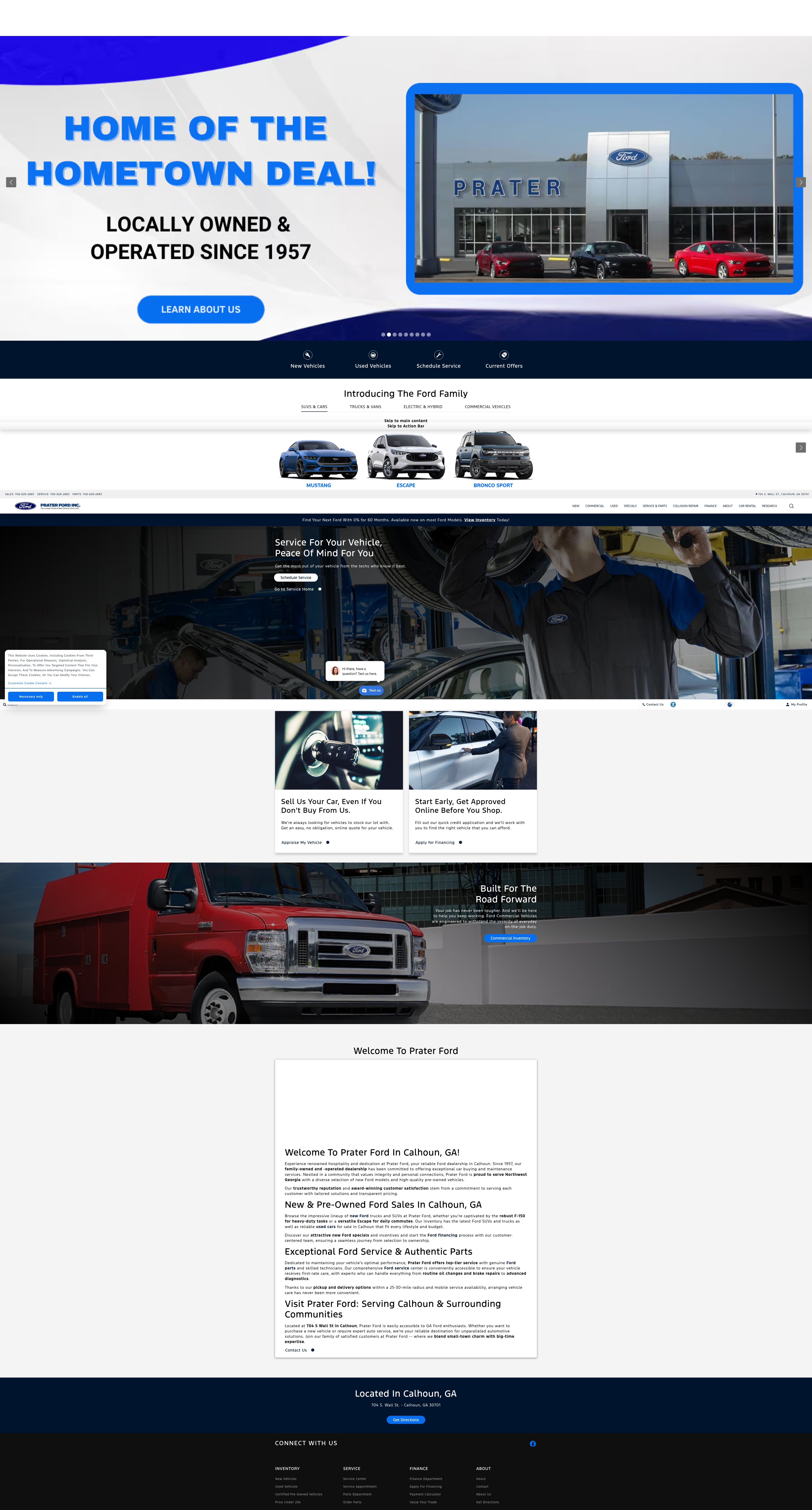 Screenshot of www.praterford.com
