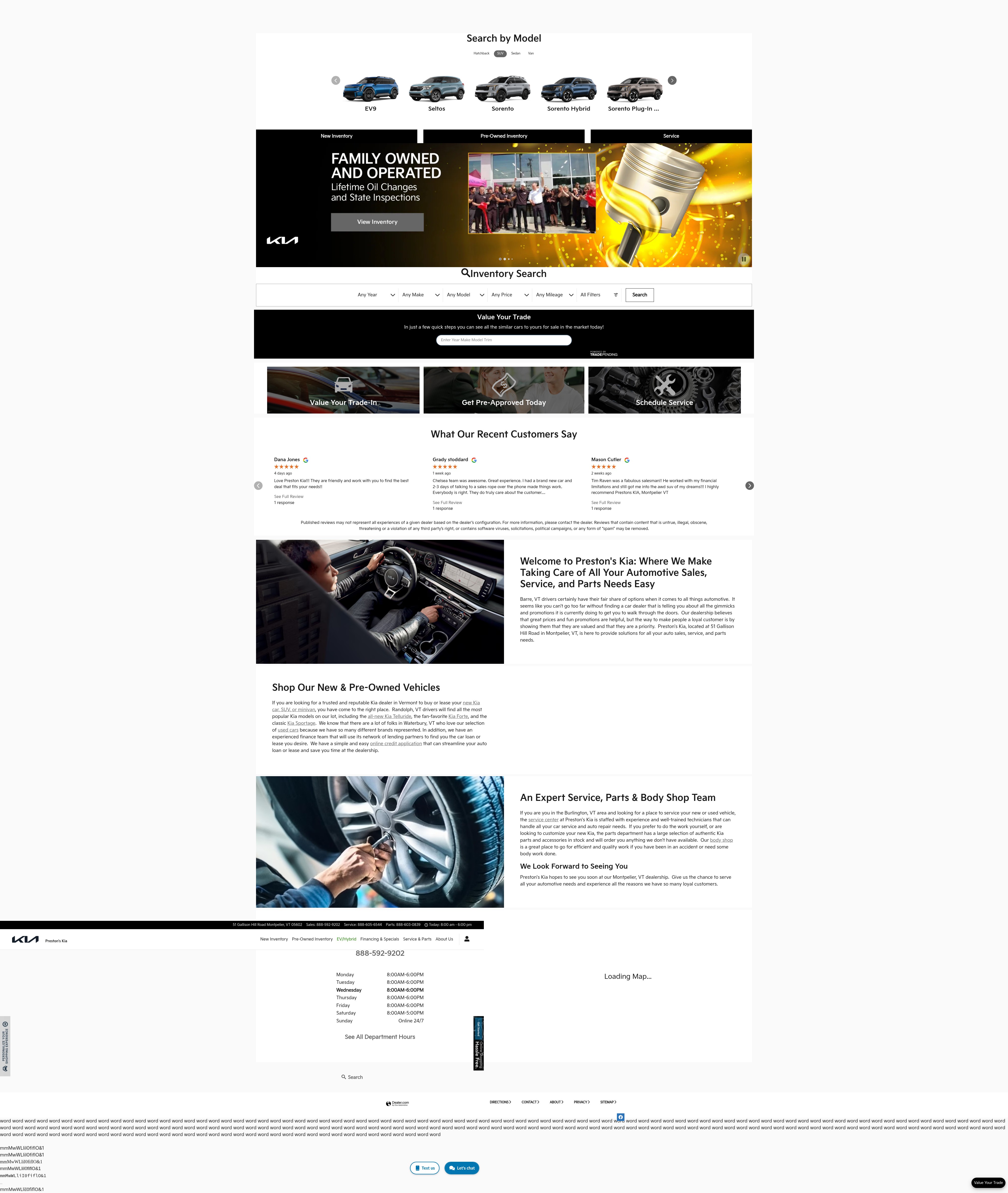 Screenshot of www.prestonskia.com