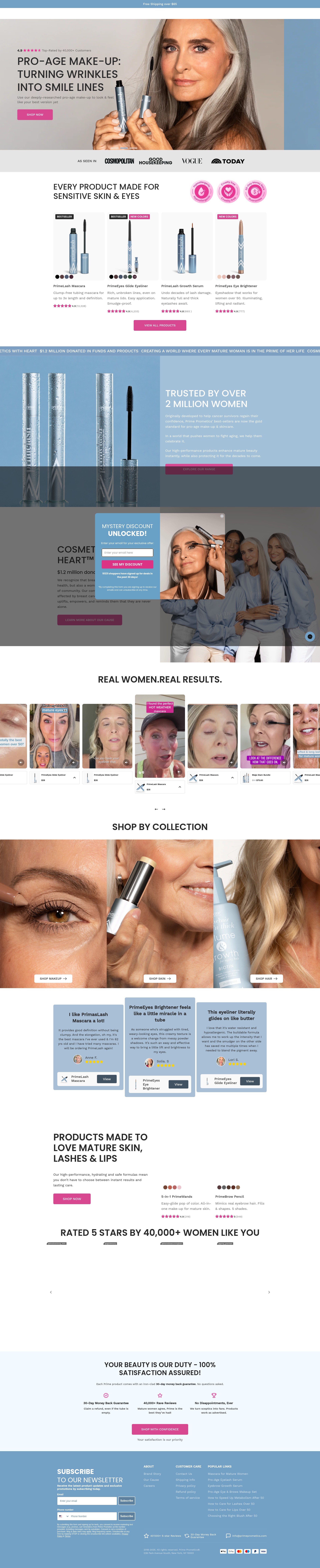 Screenshot of www.primeprometics.com