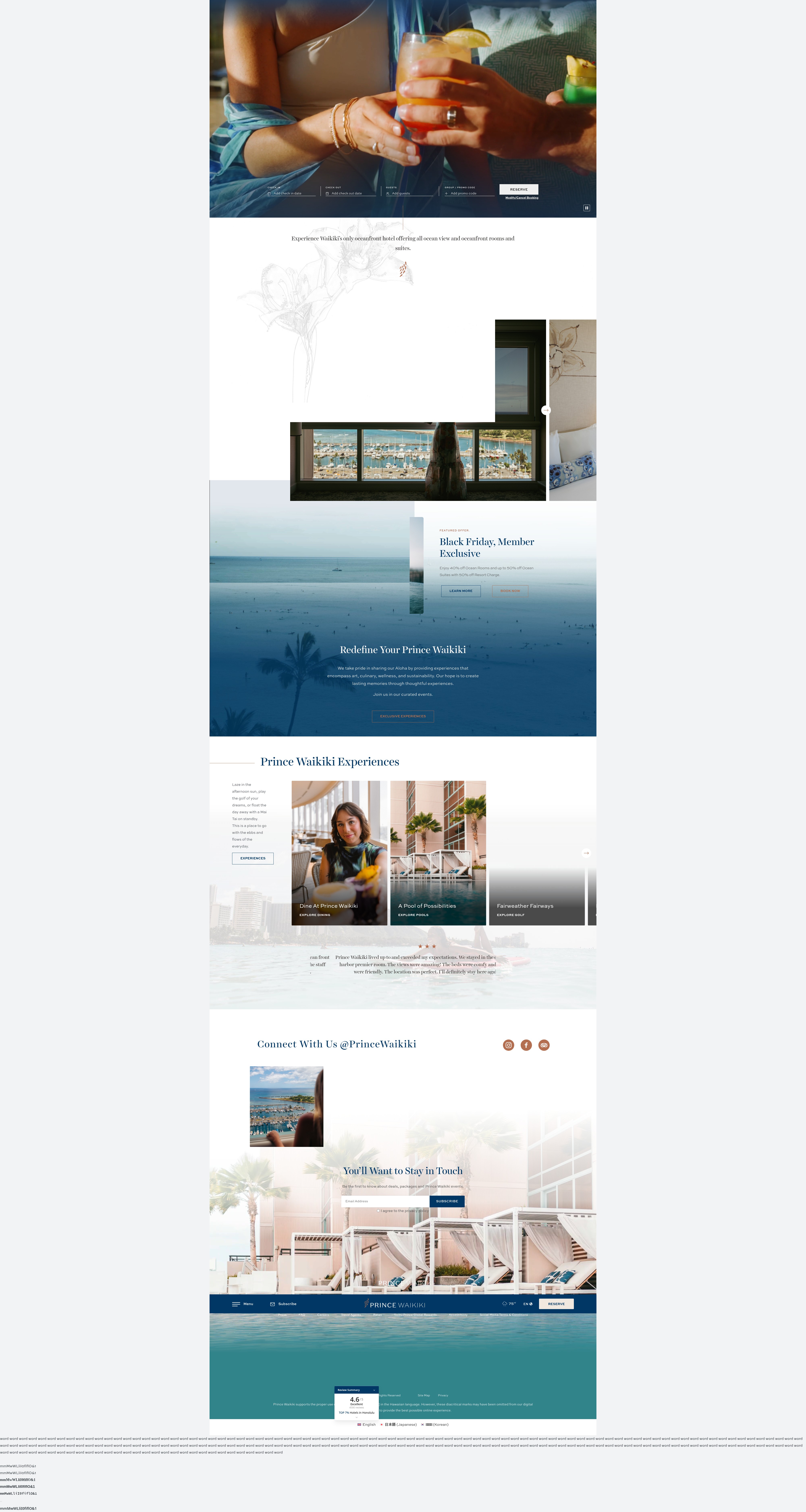 Screenshot of www.princewaikiki.com