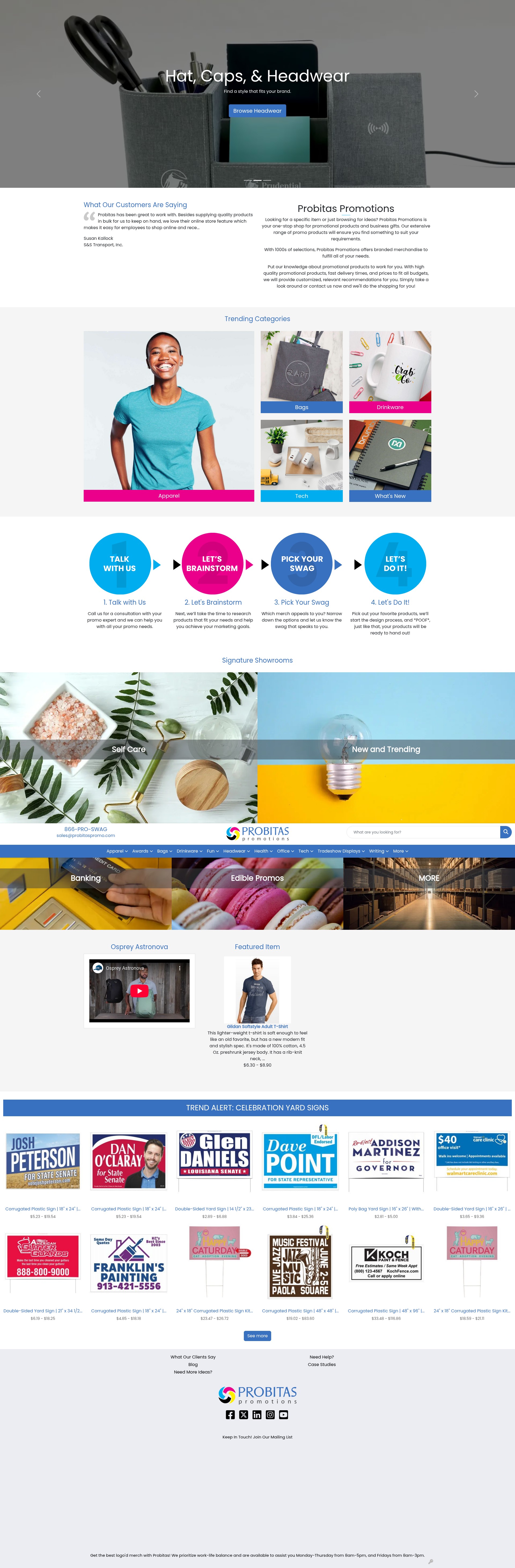 Screenshot of www.probitaspromo.com