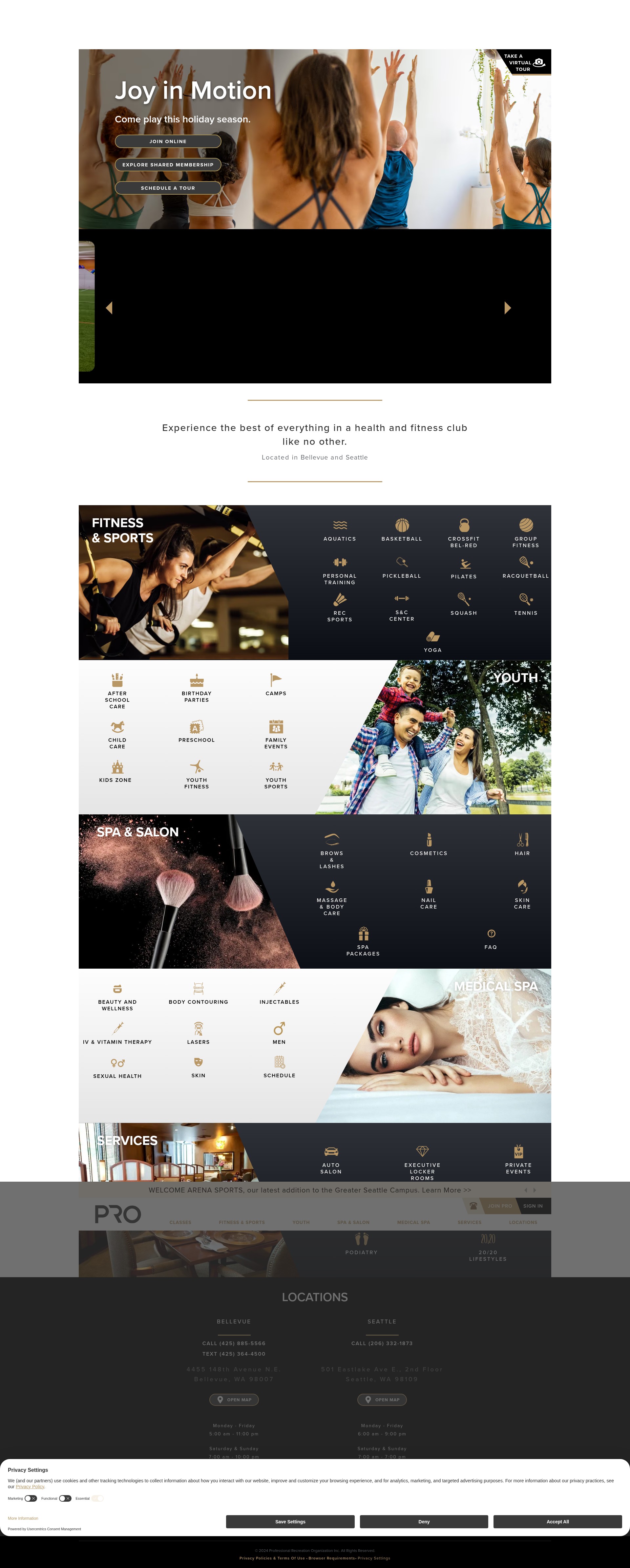 Screenshot of www.proclub.com