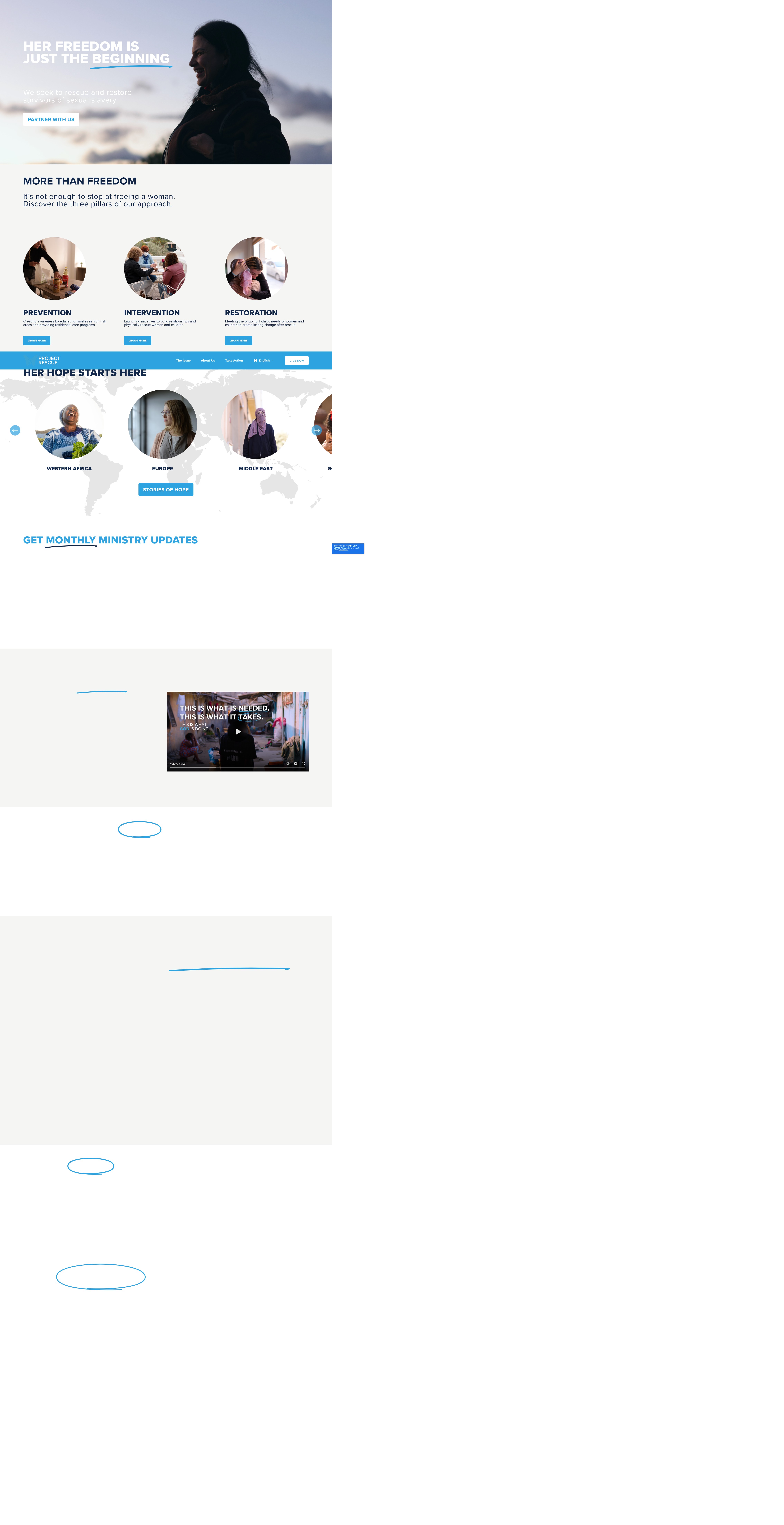 Screenshot of www.projectrescue.com